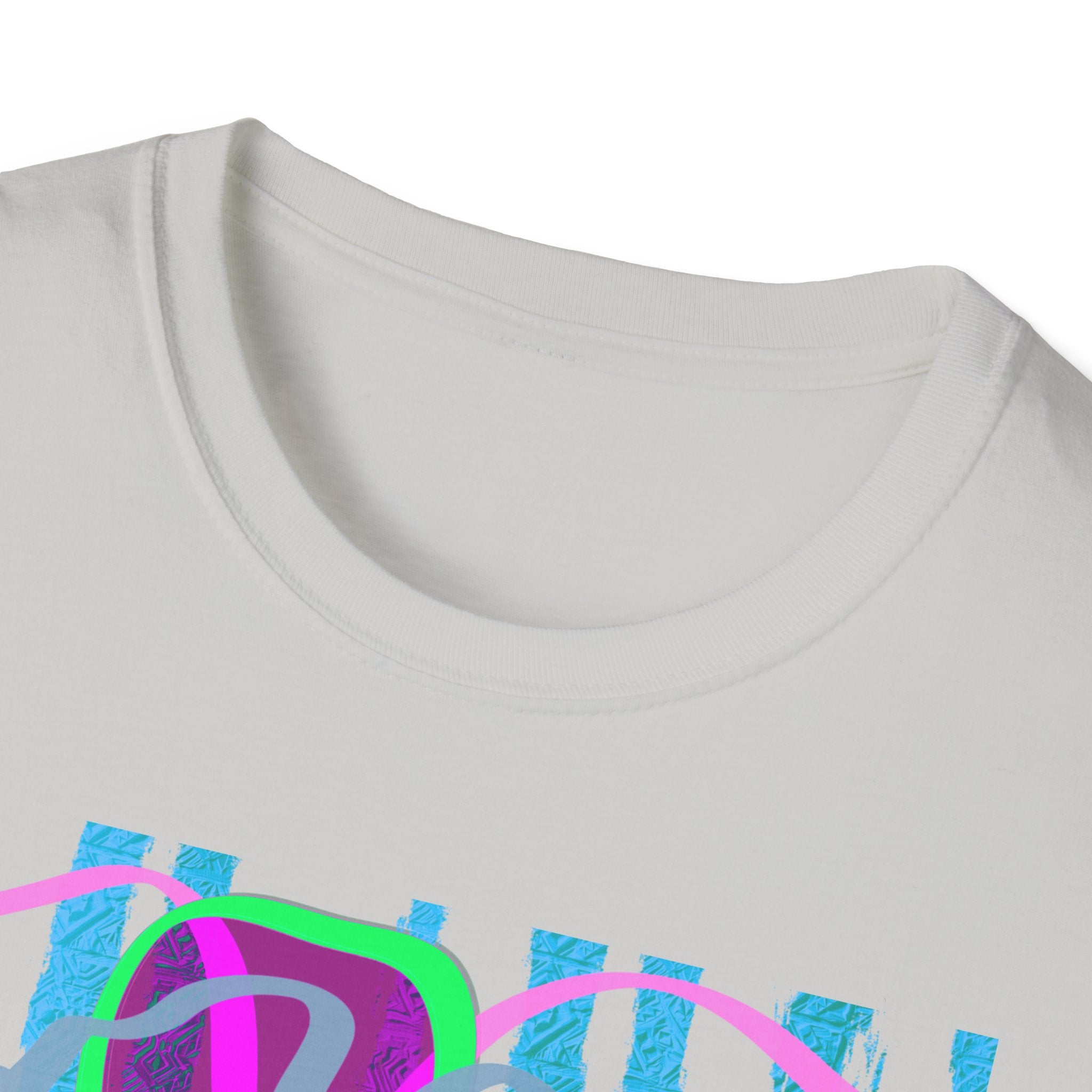 Vibrant Floral Unisex Softstyle T-Shirt for Summer Vibes