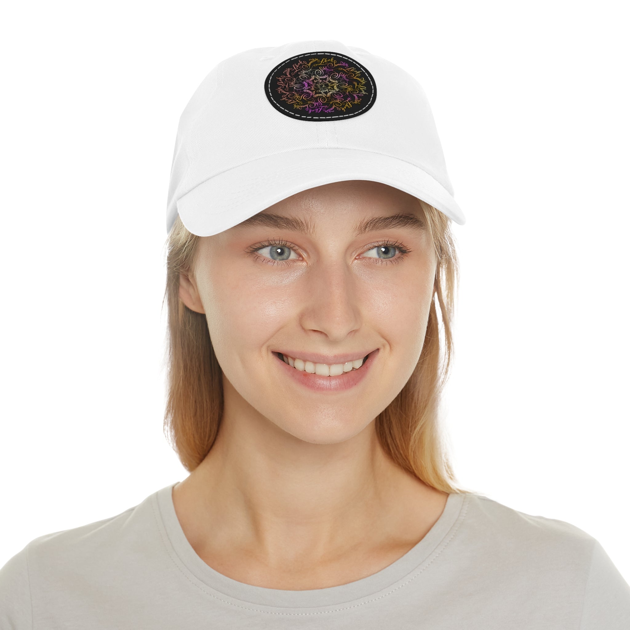 Yoga Mandala Calligraphy Cap