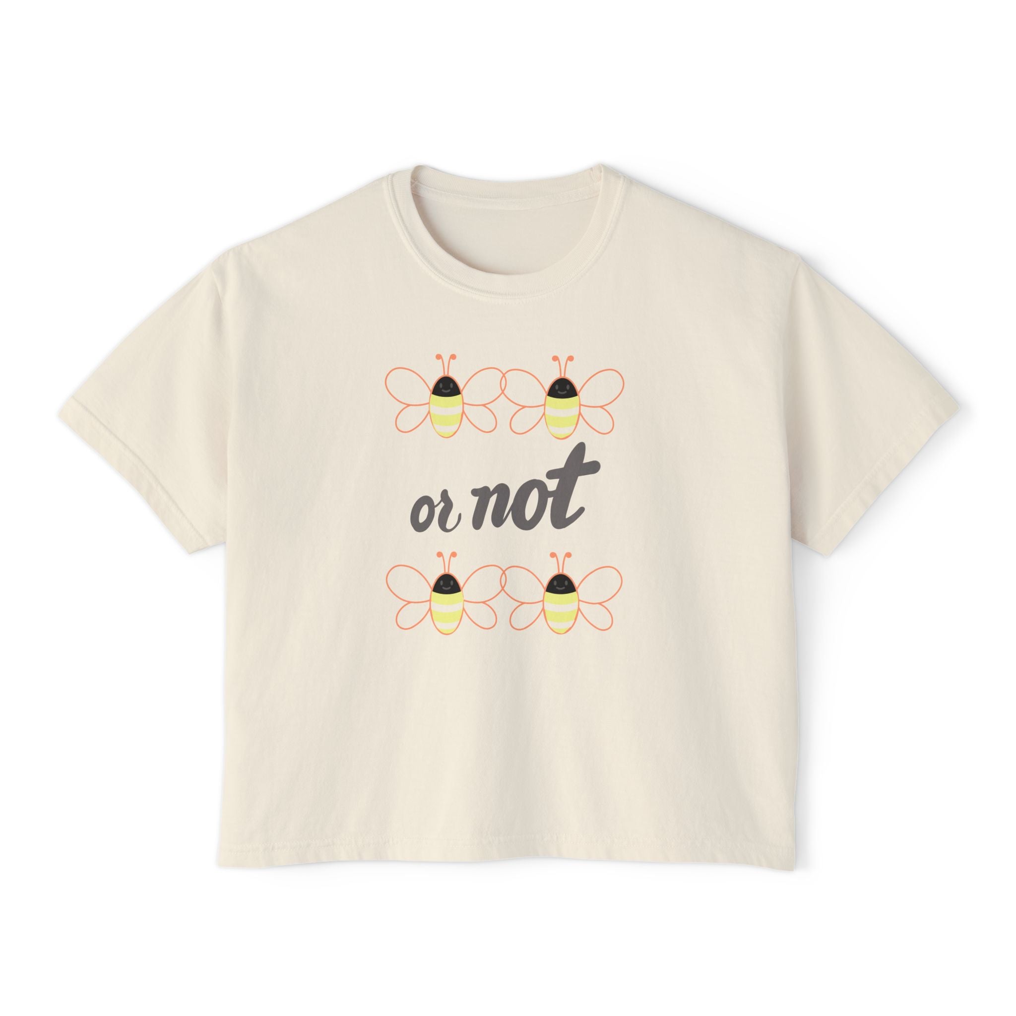 Boxy Tee - Bee Design Casual Summer Top