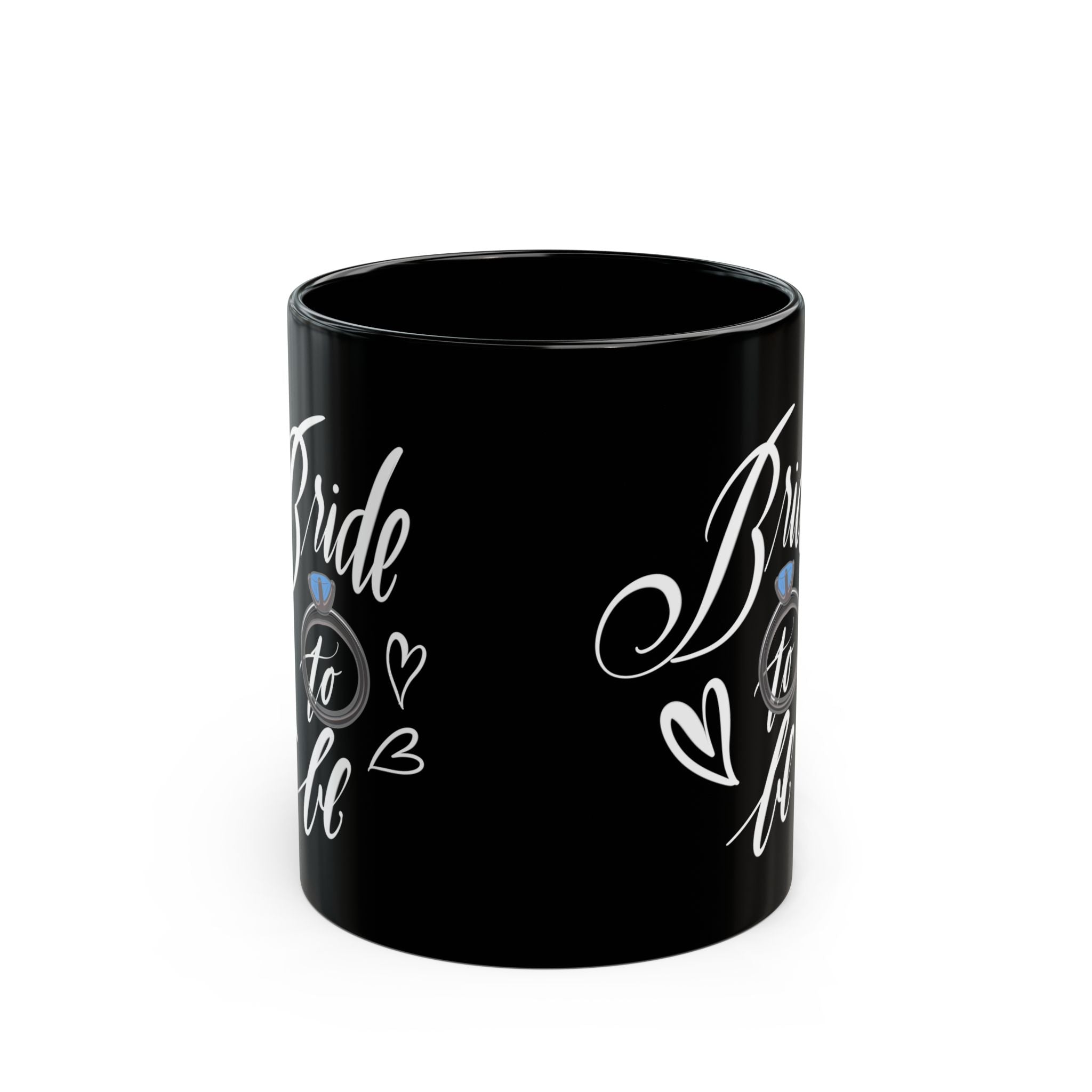 BRIDE TO BE Black Mug (11oz)