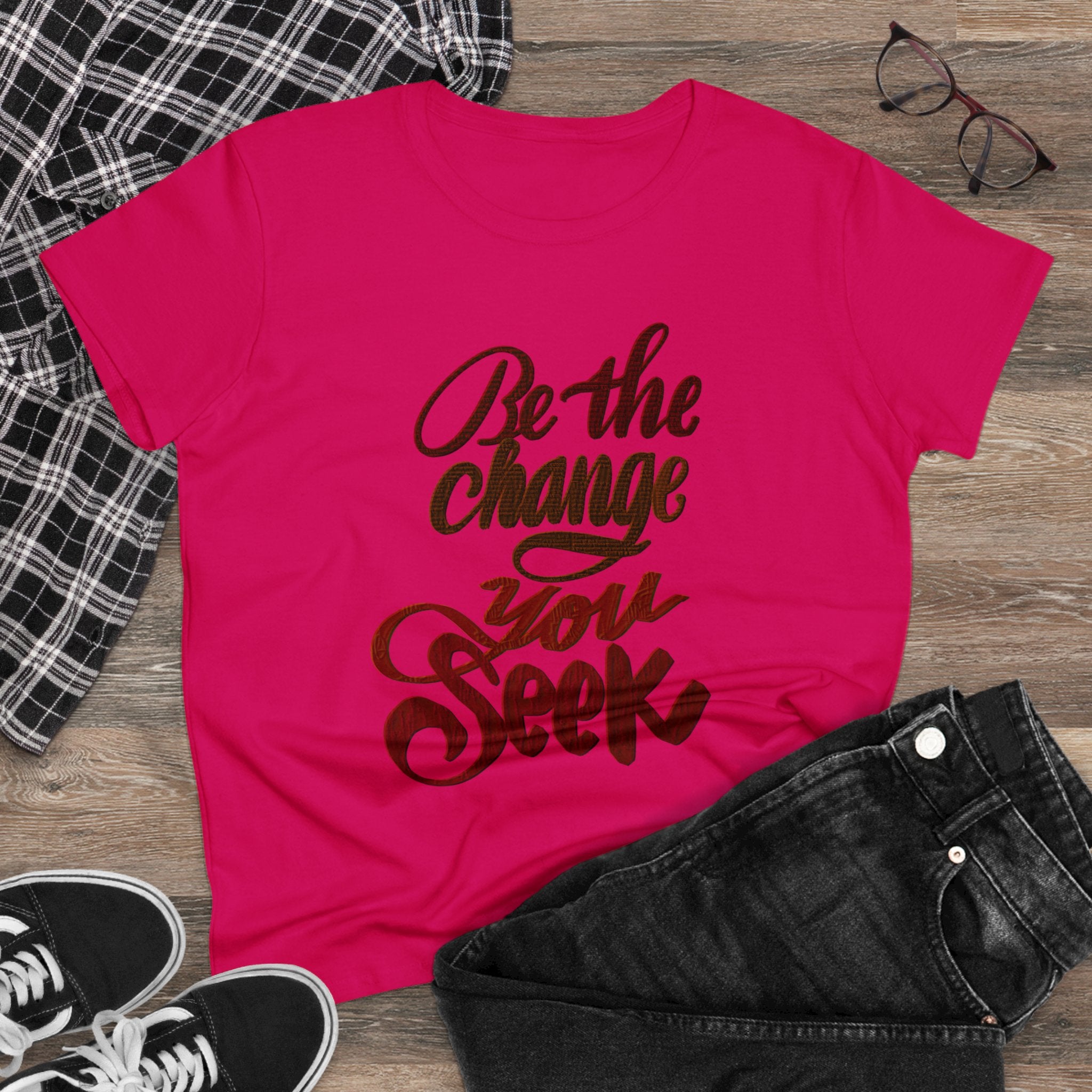 BE THE CHANGE Midweight Cotton Tee