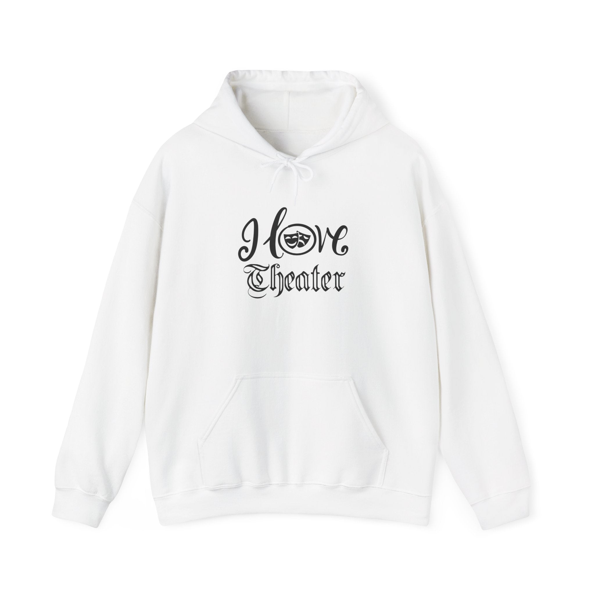 I LOVE THEATER Heavy Blend™ Hooded Sweatshirt