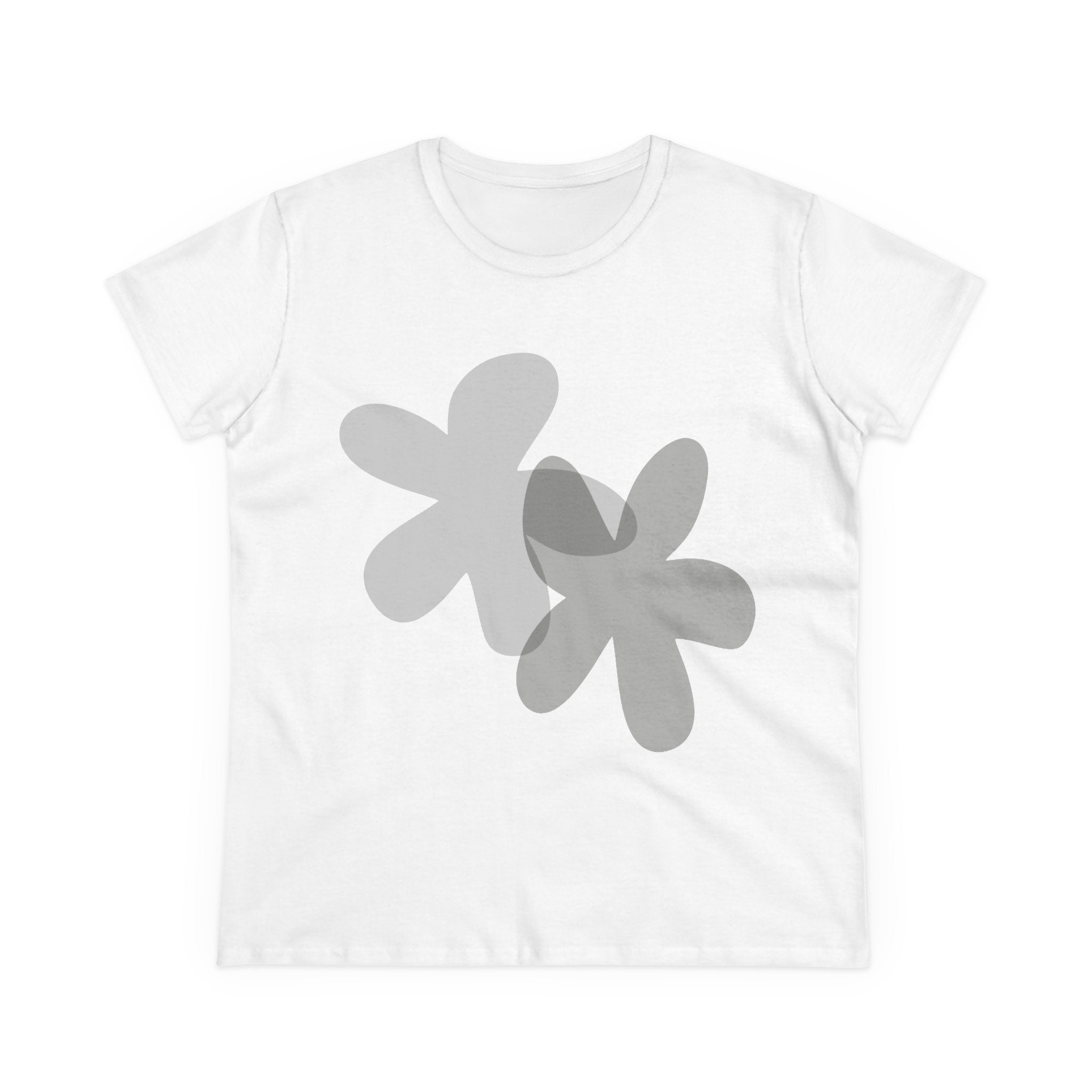 Trendy Women's Floral Cotton Tee - Casual Everyday Style