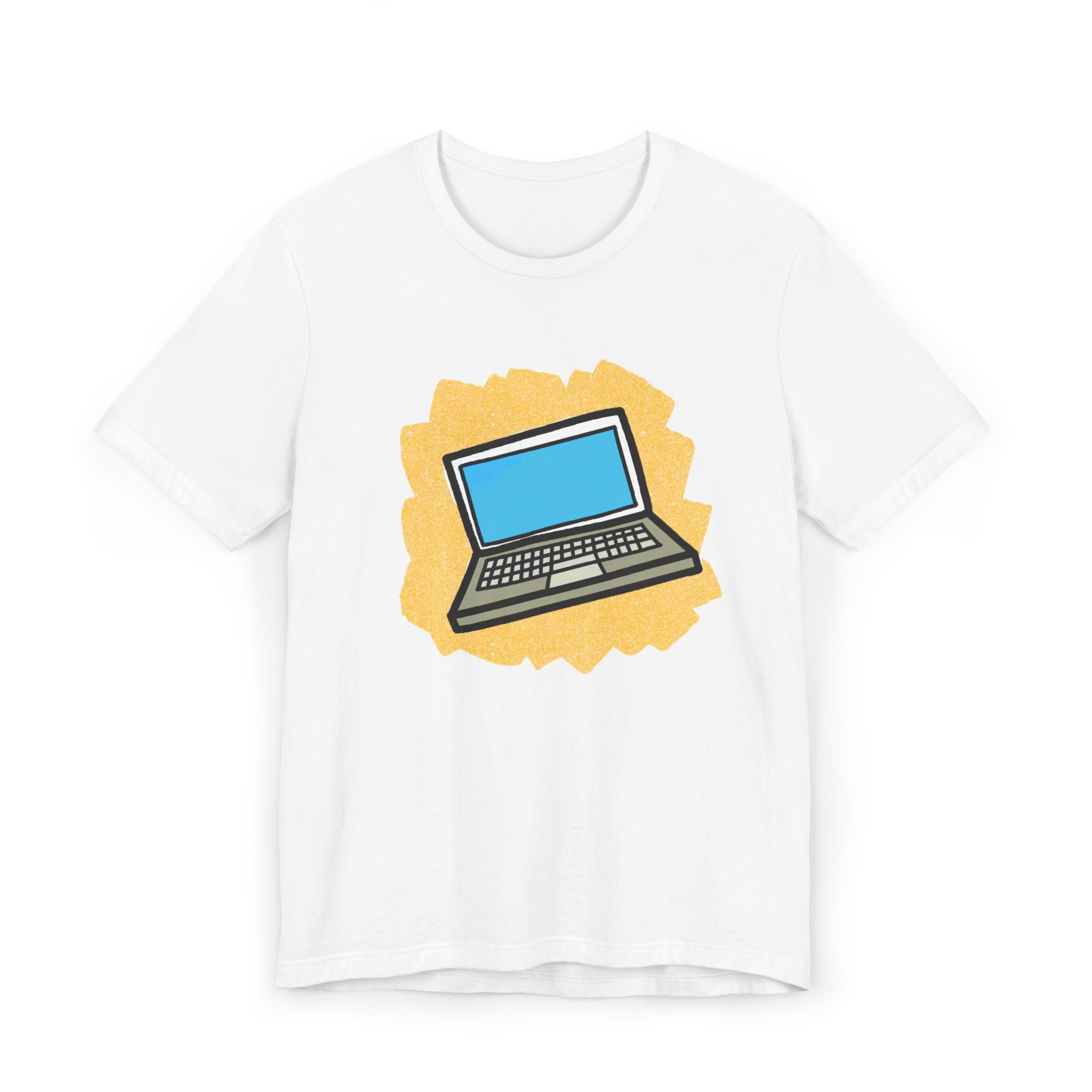 Colorful Tech Unisex T-Shirt - Bright Computer Fun Design