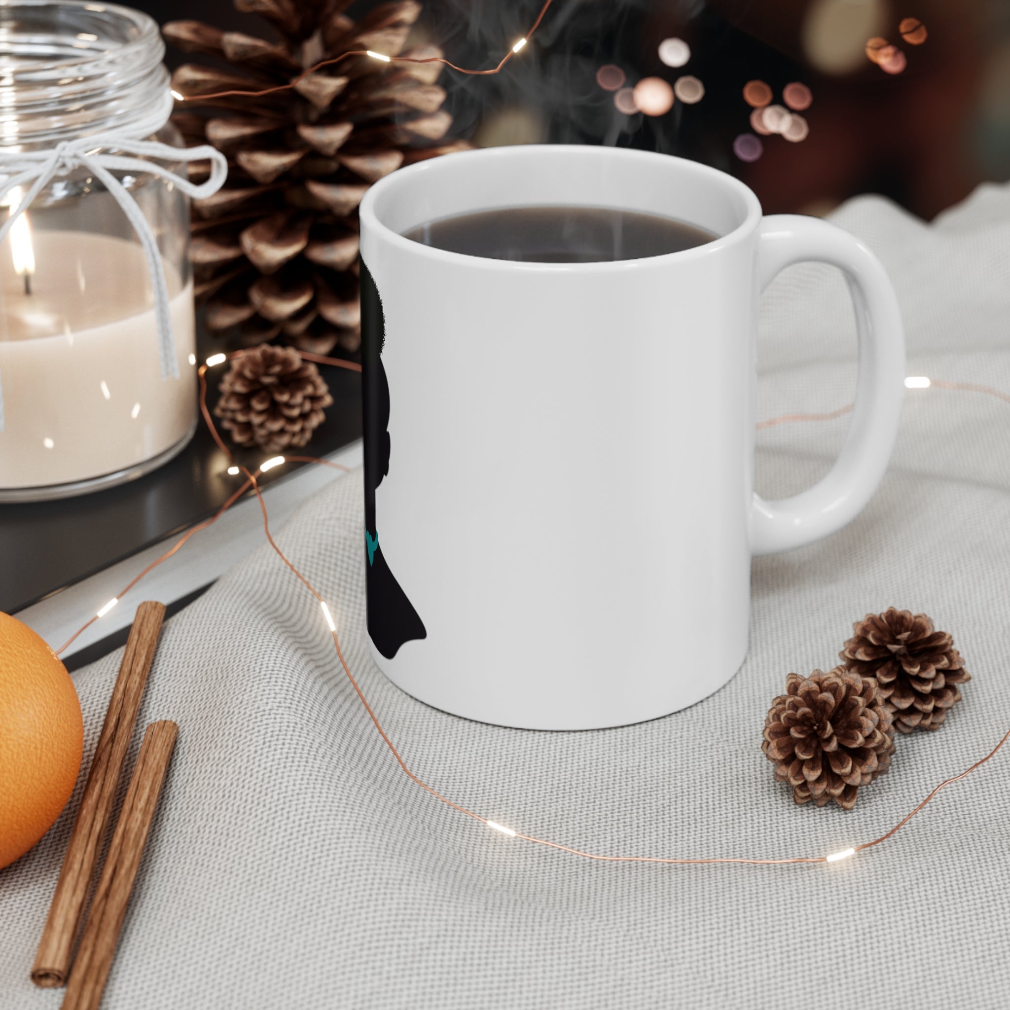 AFRO PUFF SILHOUETTE Mug 11oz