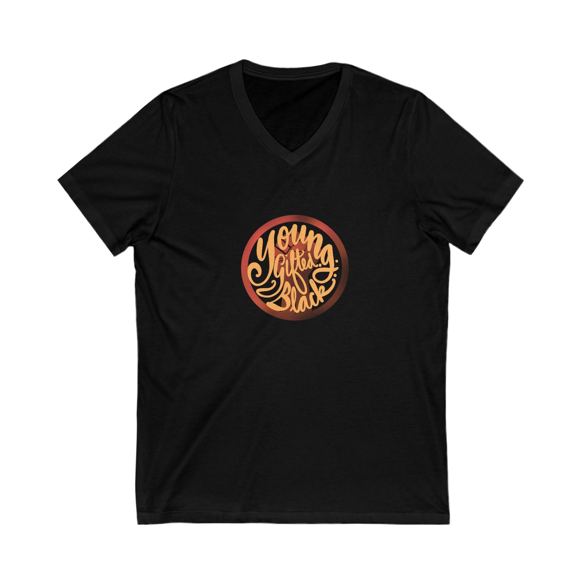 V-Neck Tee - Motivational Graphic T-Shirt