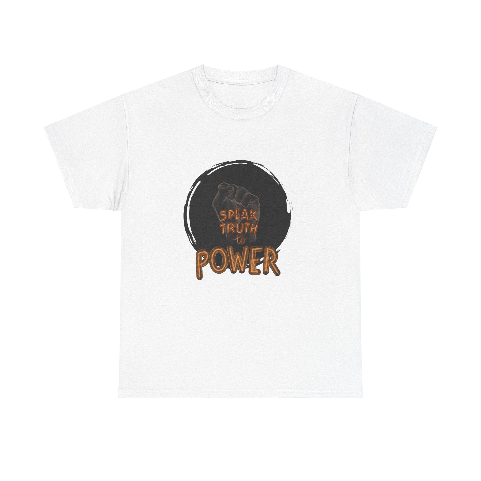 SPEAK TRUTH TO POWER Unisex Heavy Cotton Tee