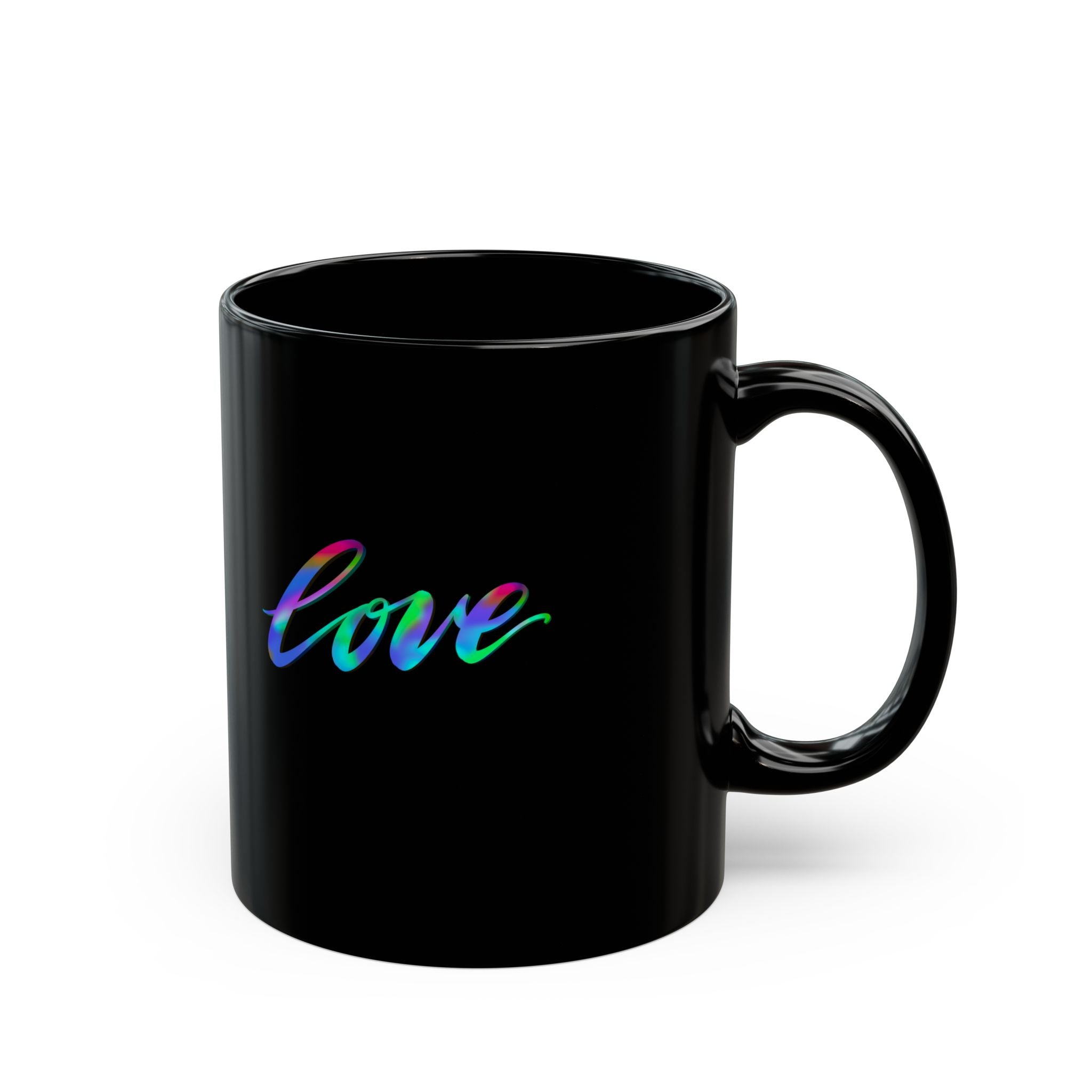 LOVE  Black Mug (11oz)