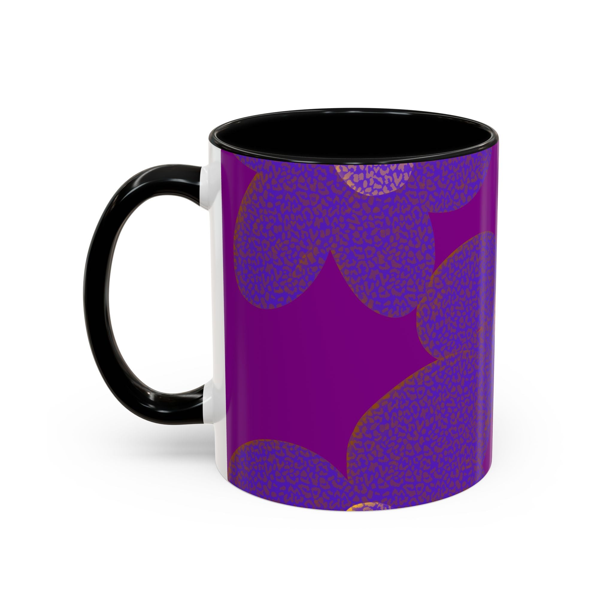 PURPLE FLOWER POWER 11 oz  Coffee Mug