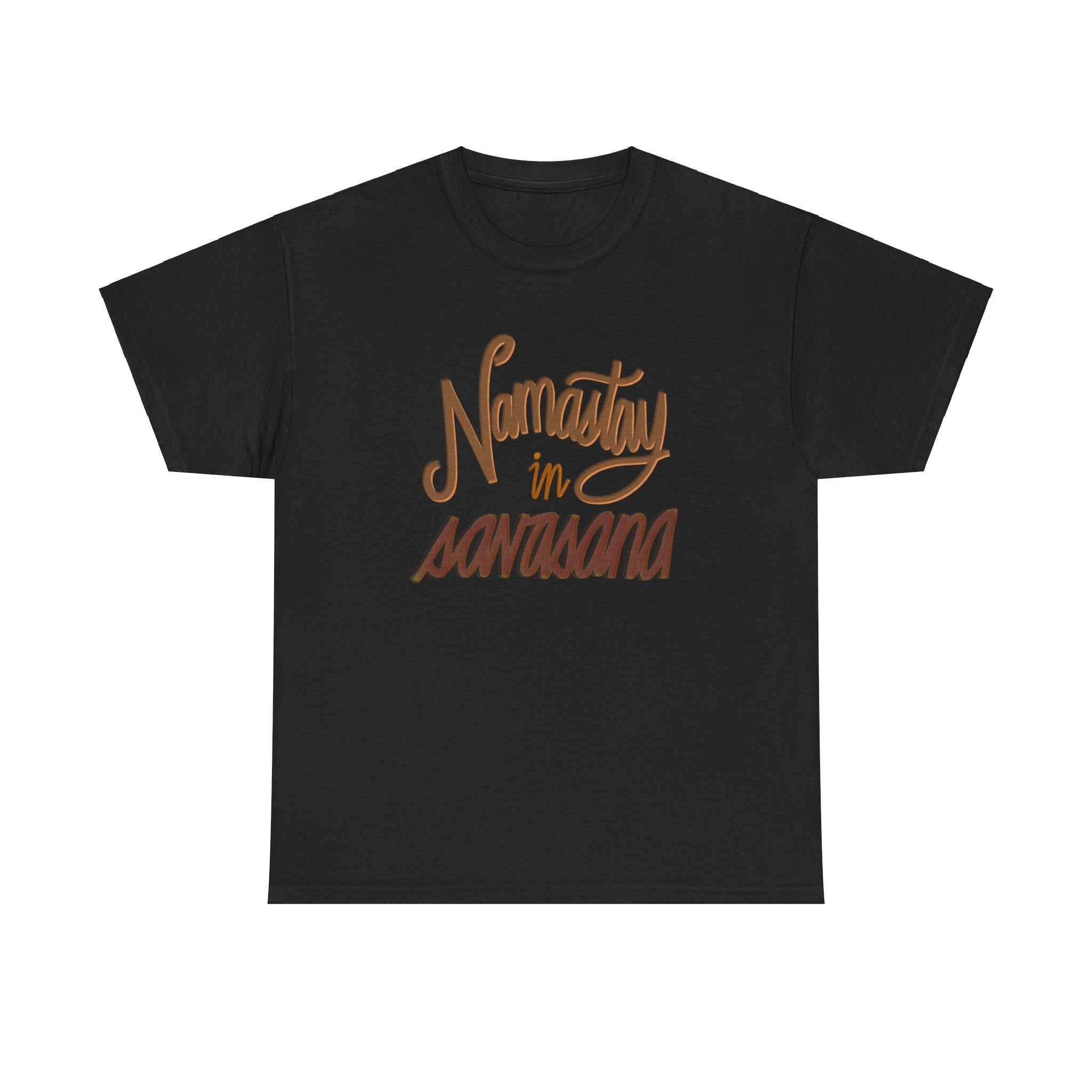 NAMASTAY IN SAVASANA Unisex Heavy Cotton Tee