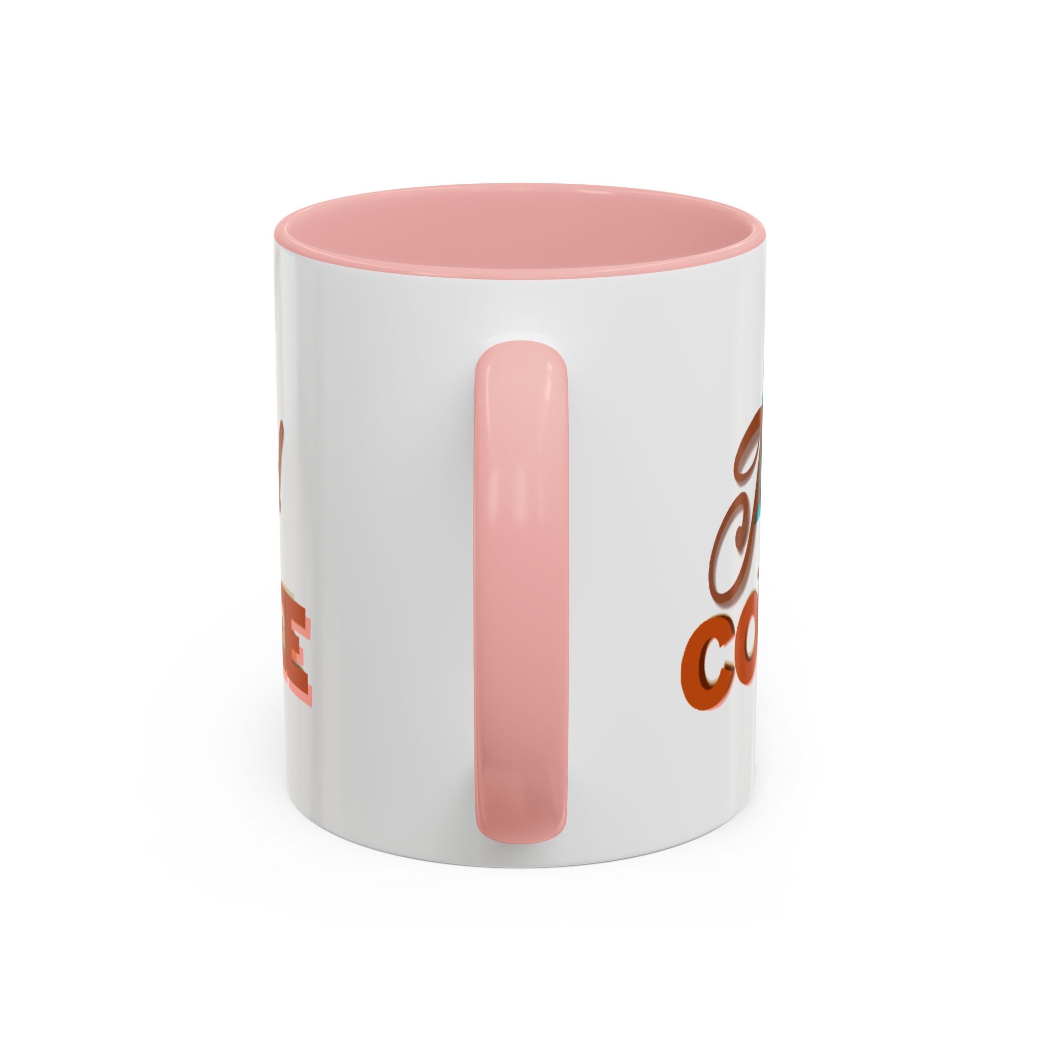 POWERED BY COFFEE Accent Coffee Mug (11 oz)