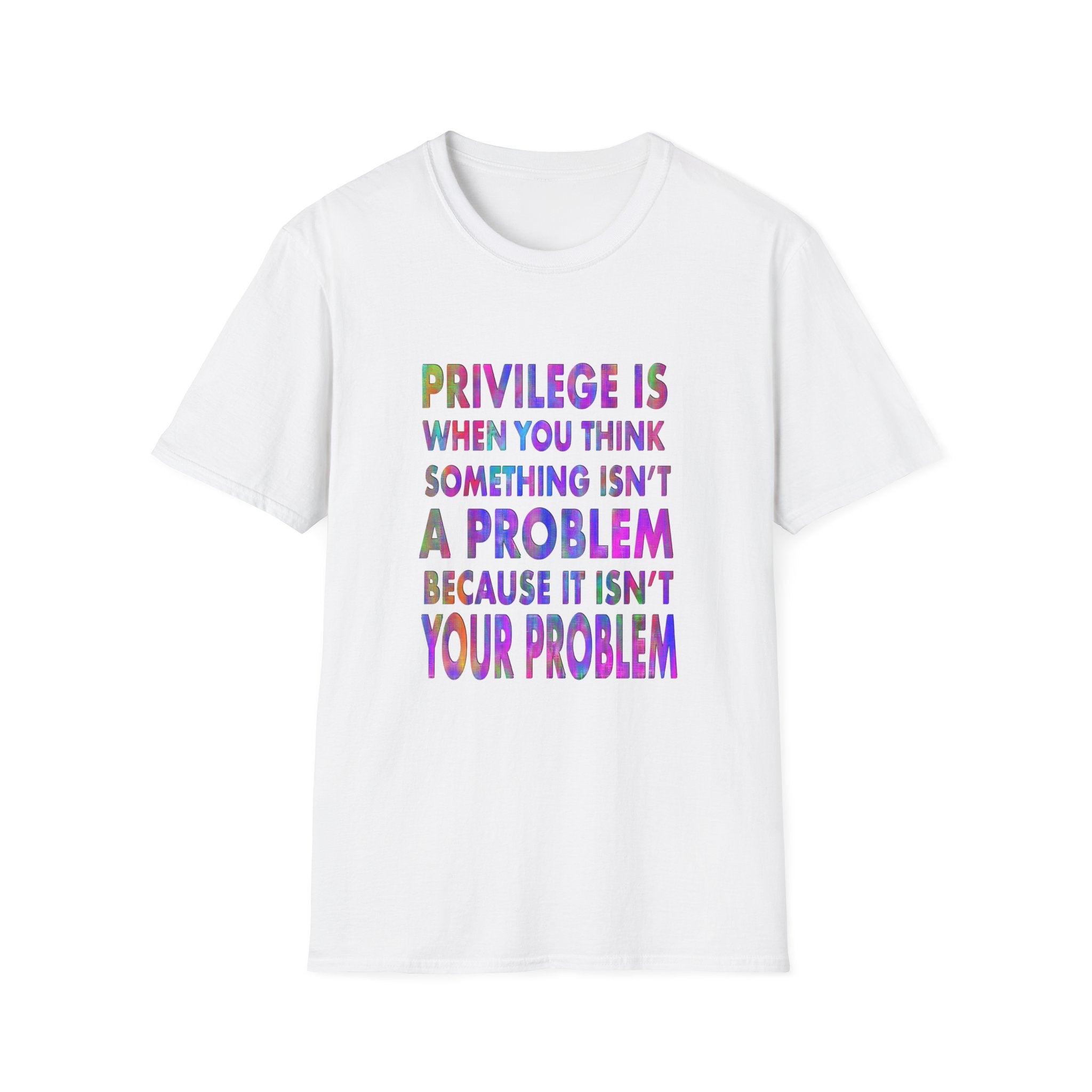 Unisex Softstyle T-Shirt, Social Justice Tee, Gift for Activists, Statement Shirt, Casual Wear, Thought-Provoking [...]