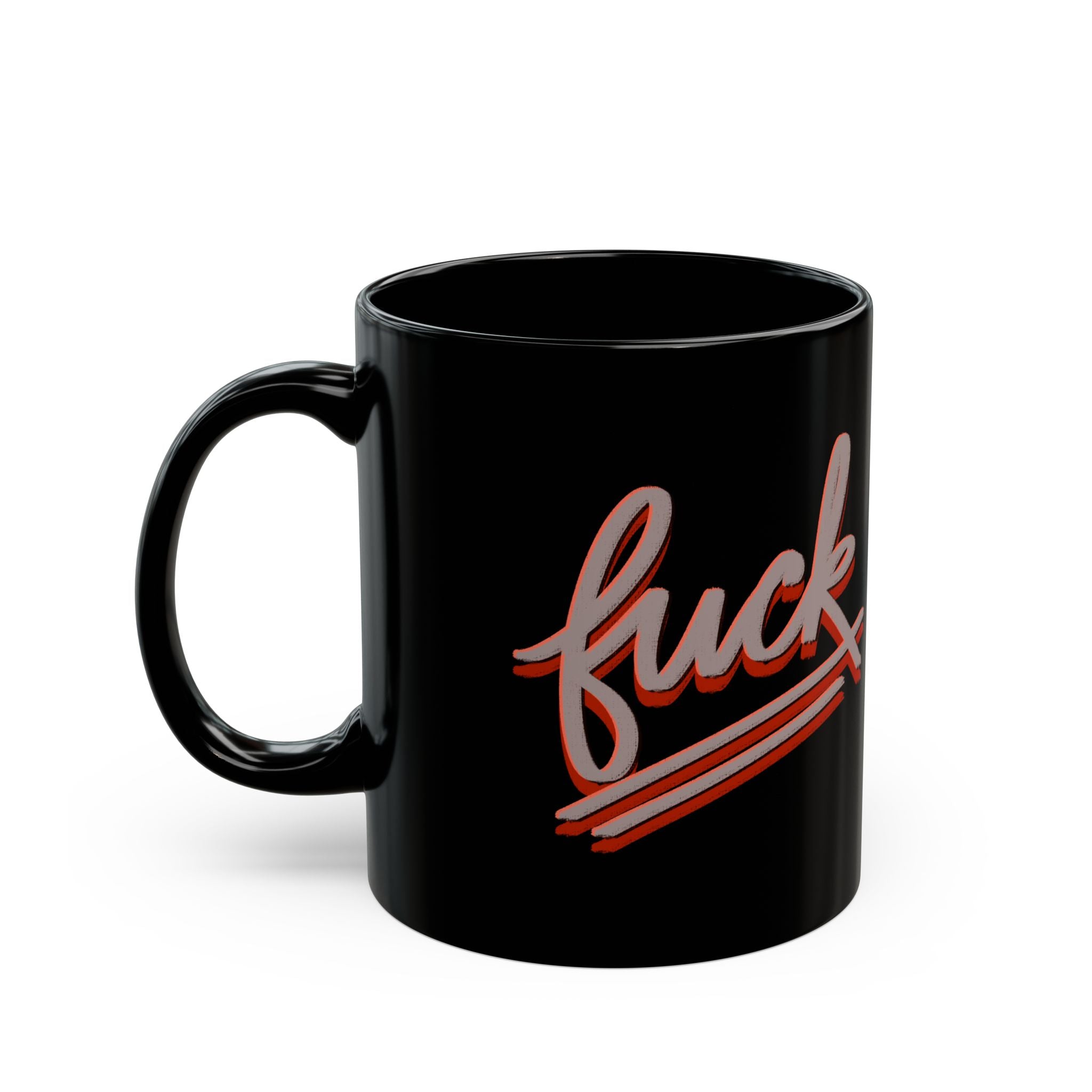 FUCK Black Mug (11oz)