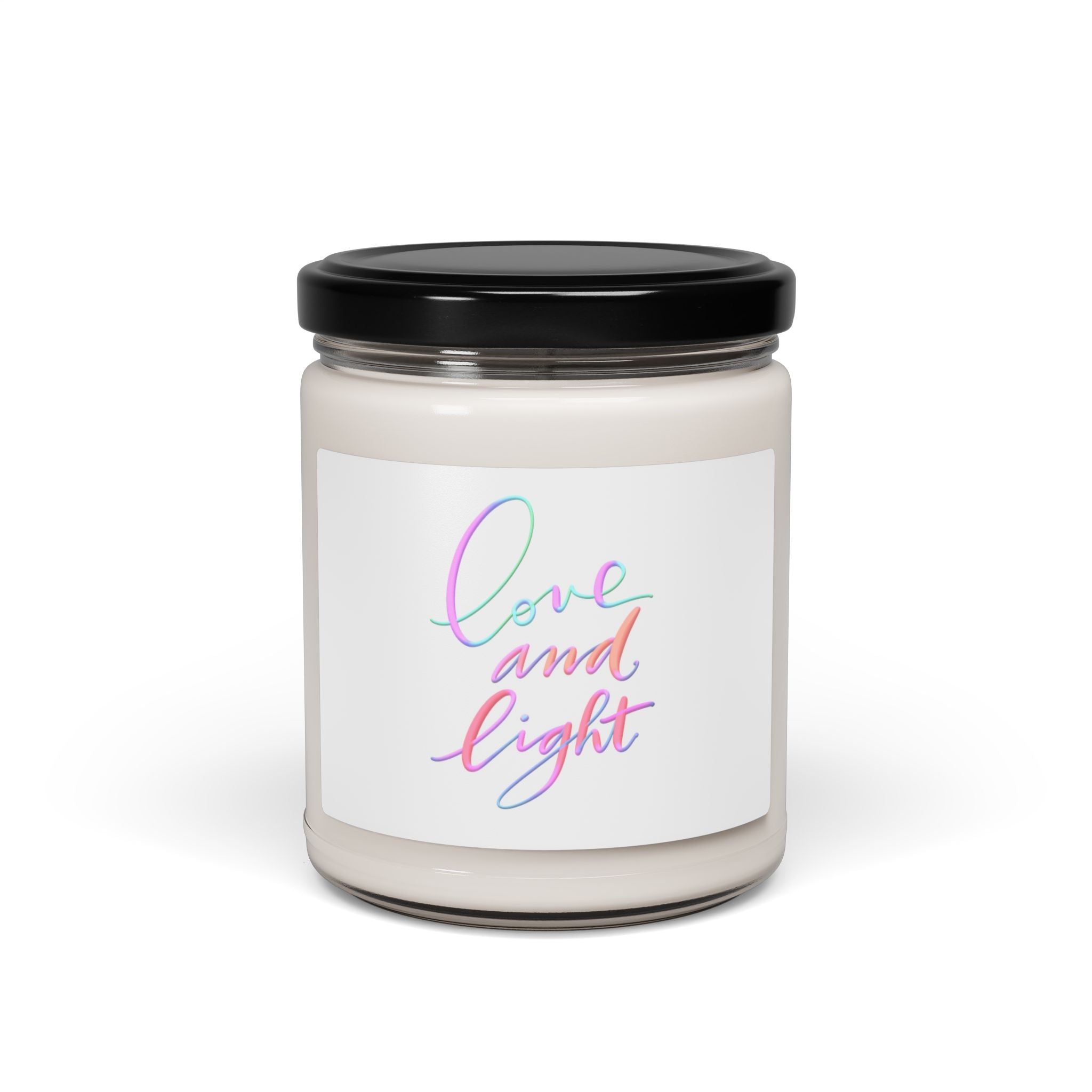 Aromatherapy Candle - Love and Light, Scented Soy Candle, Home Decor, Relaxation Gift, Mindfulness, Self-Care