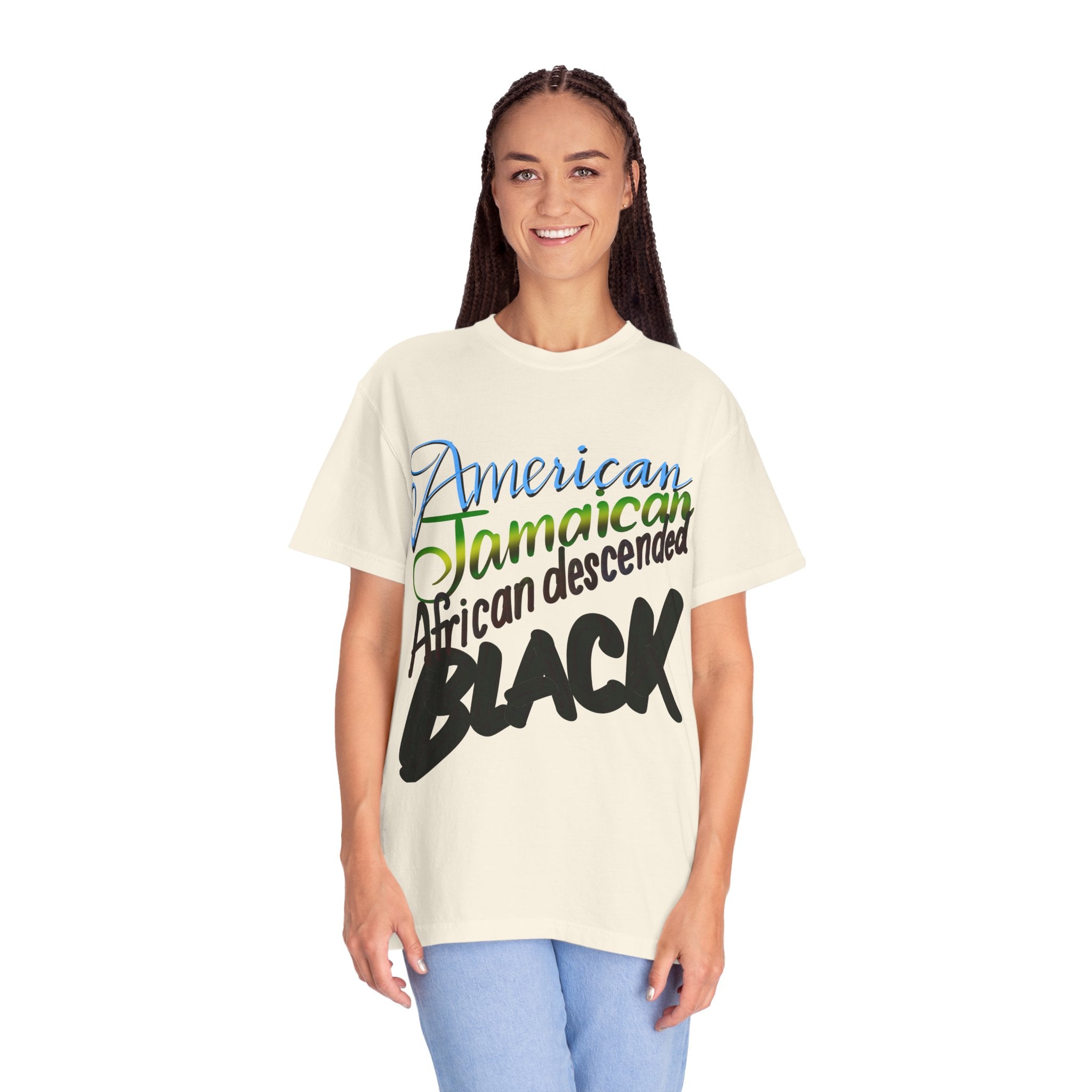 AMERICAN/JAMAICAN etc Unisex Garment-Dyed T-shirt