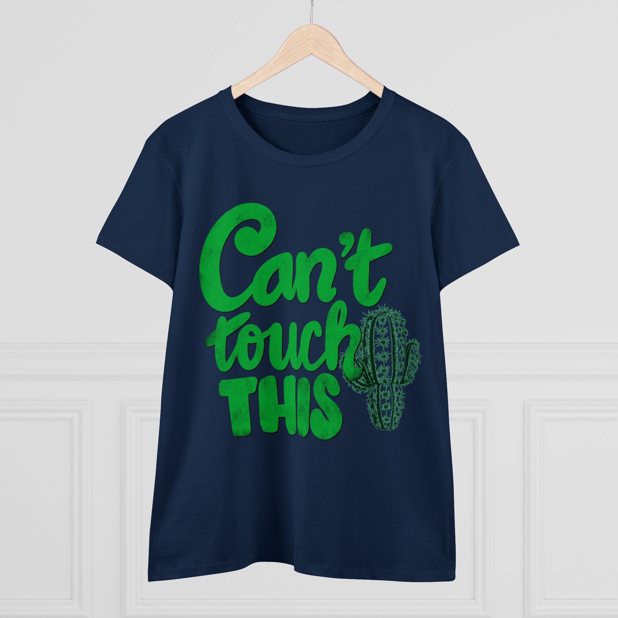 CAN’T TOUCH THIS PUNNY Women's Midweight Cotton Tee