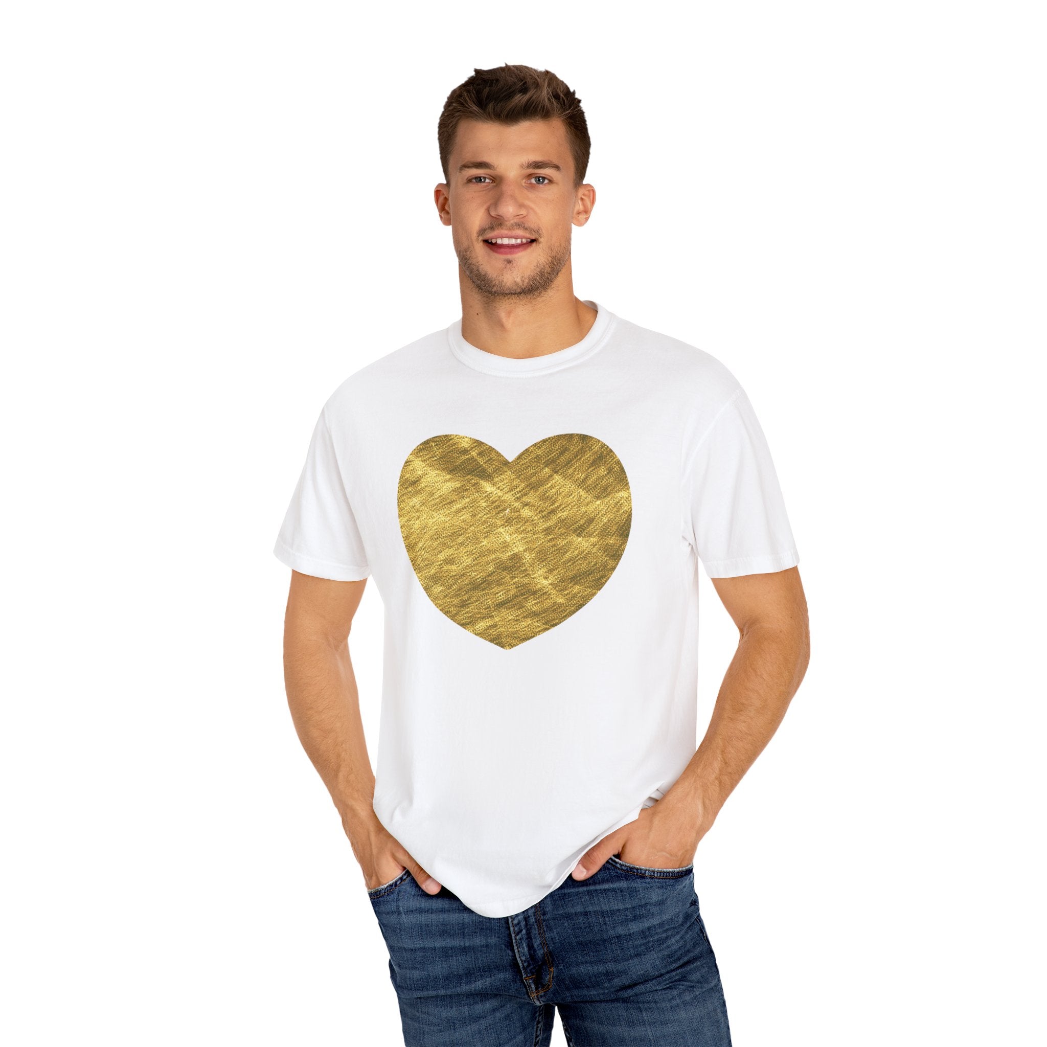 HEART OF GOLD Unisex Garment-Dyed T-shirt