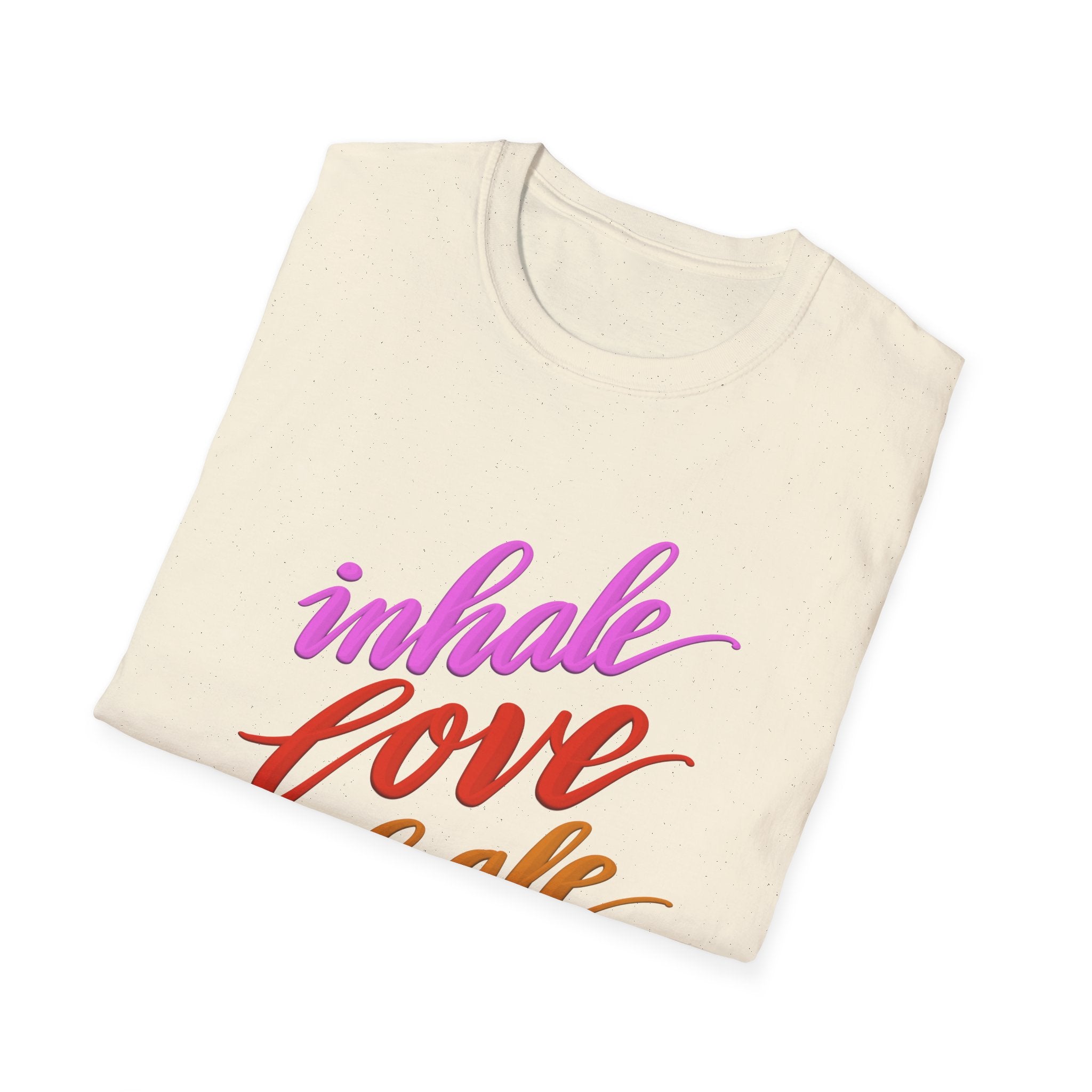 INHALE LOVE. Unisex Softstyle T-Shirt