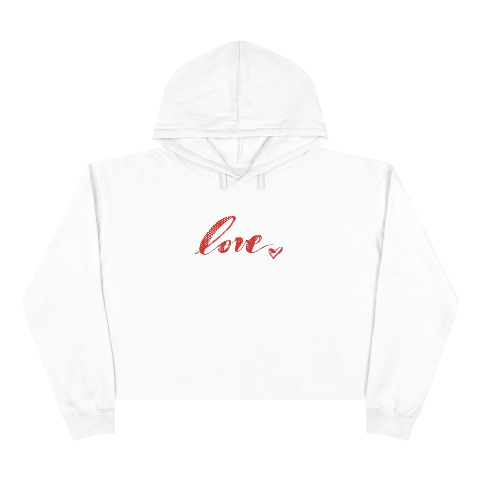 Love Crop Hoodie - Stylish & Cozy for Everyday Moments