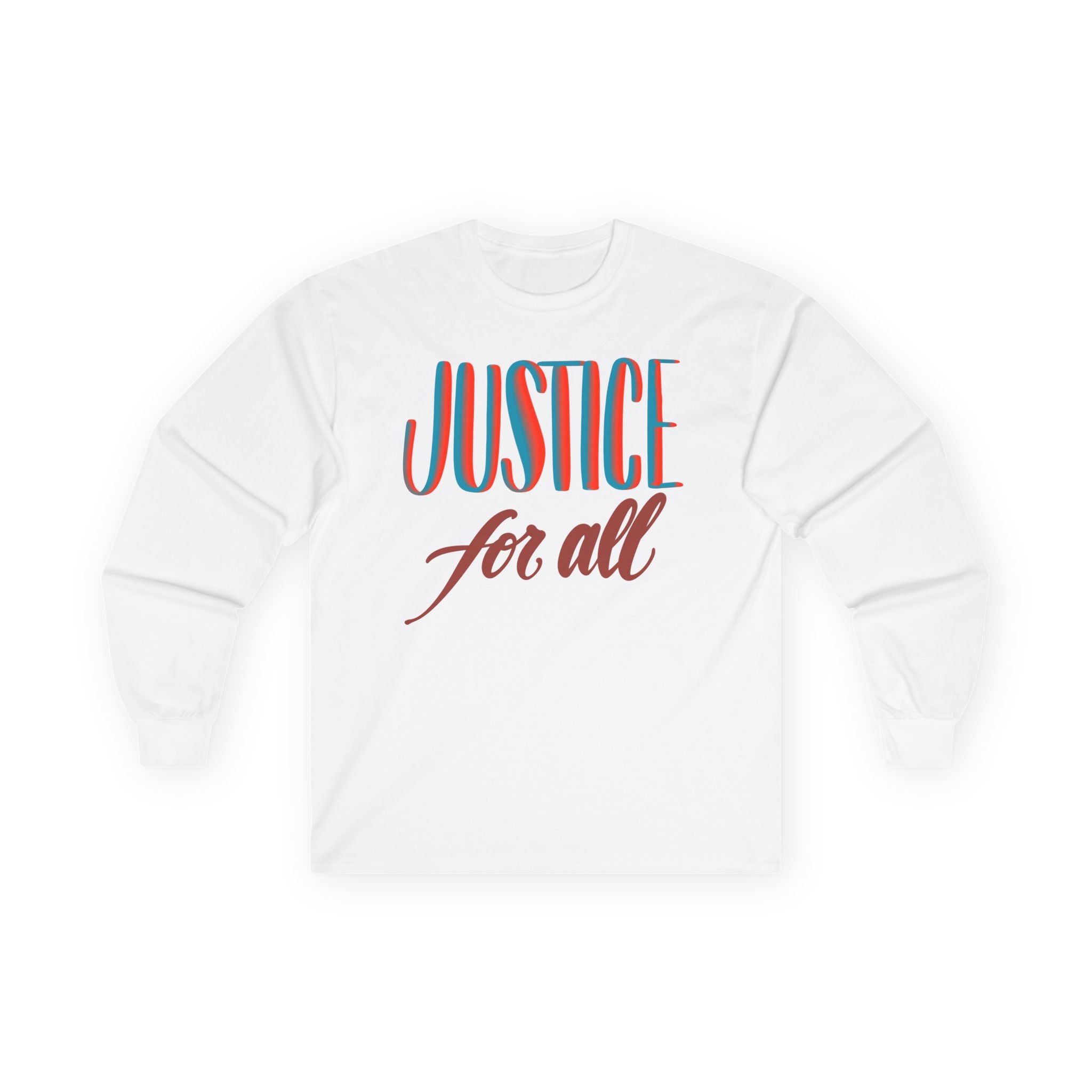 Justice for All Unisex Long Sleeve Tee - Empowerment & Activism Wear