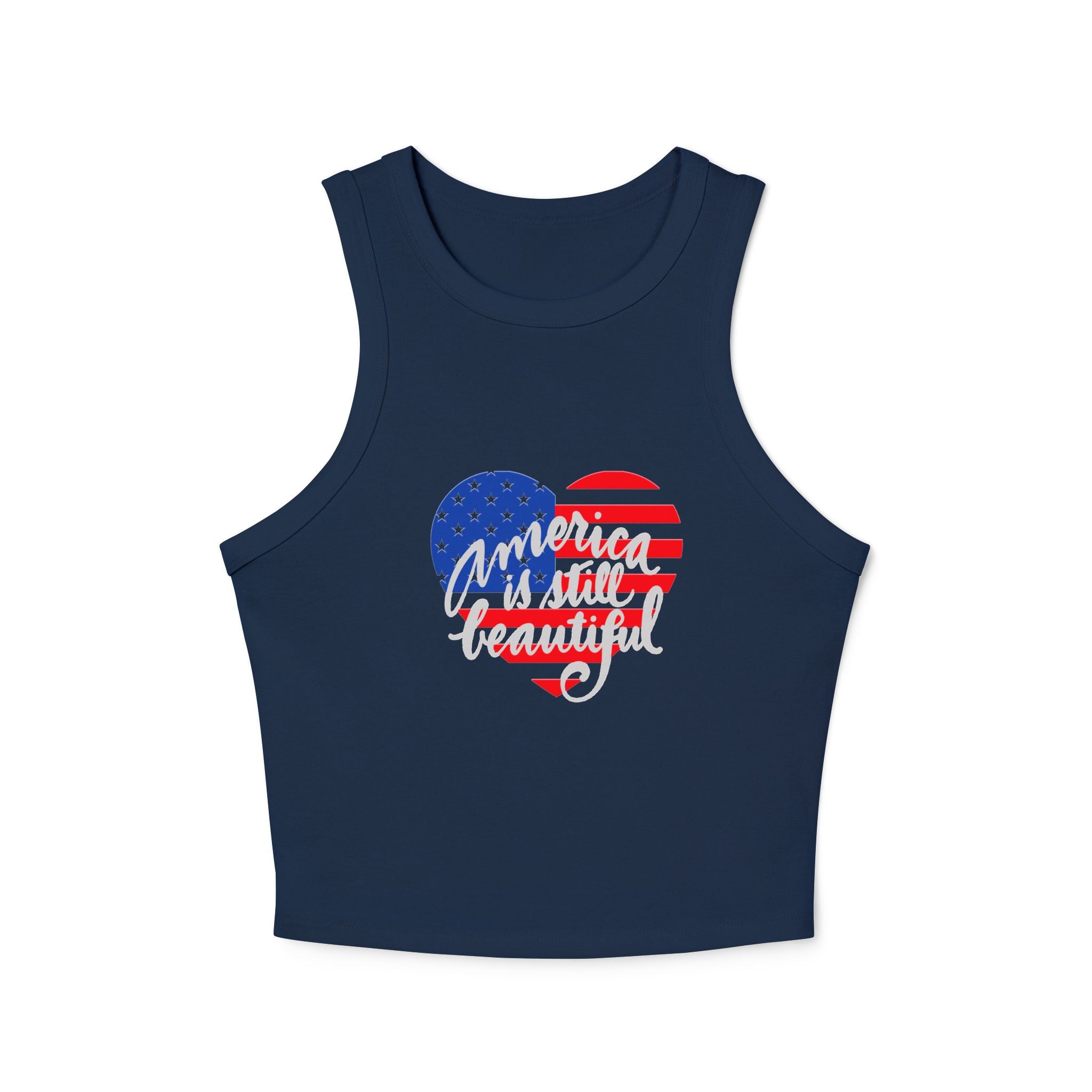 America Is Still Beautiful Racer Tank Top for Women