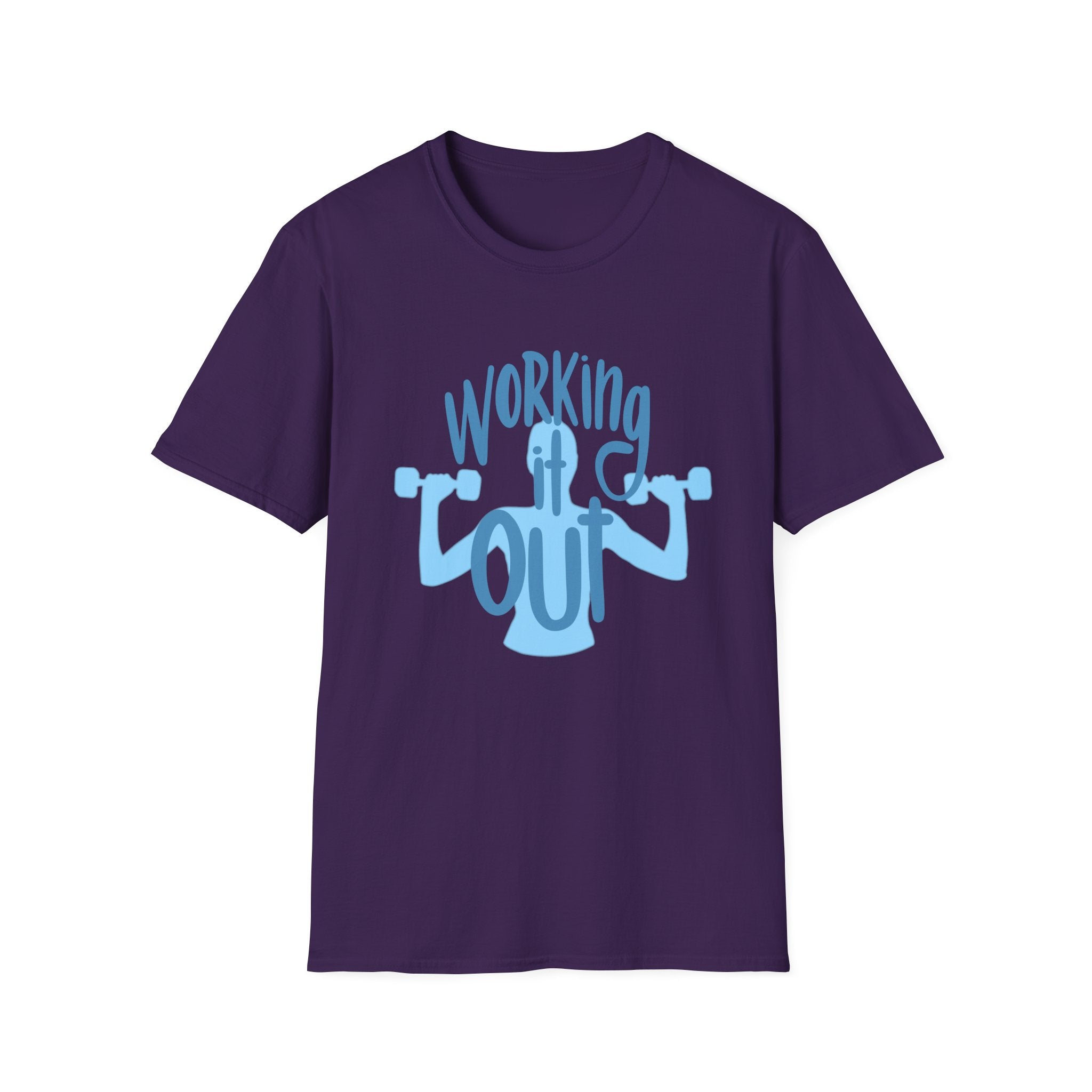 Motivational Workout T-Shirt - "Working Out" Design for Gym Enthusiasts