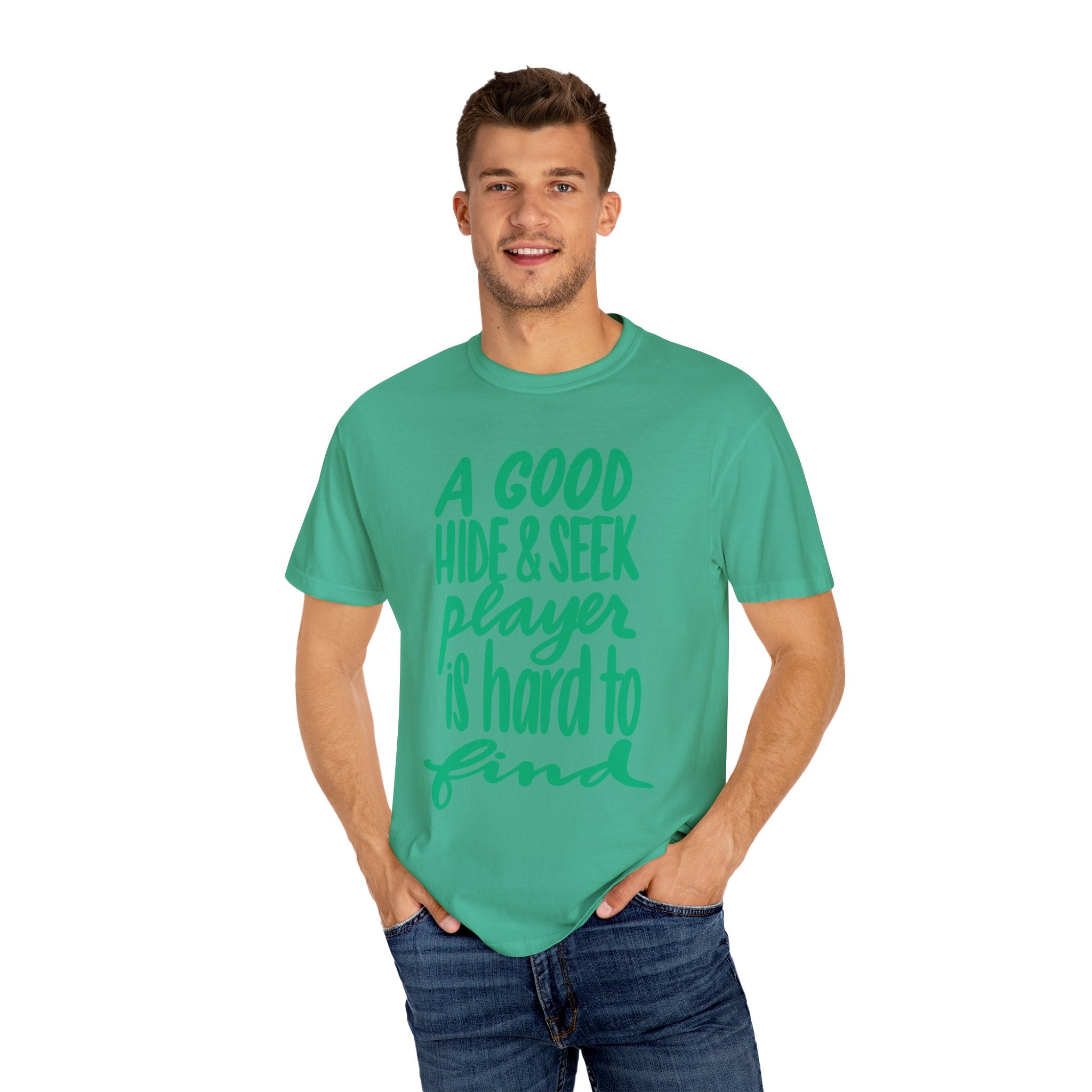 Funny Hide & Seek Player T-Shirt - Unisex Garment-Dyed Tee