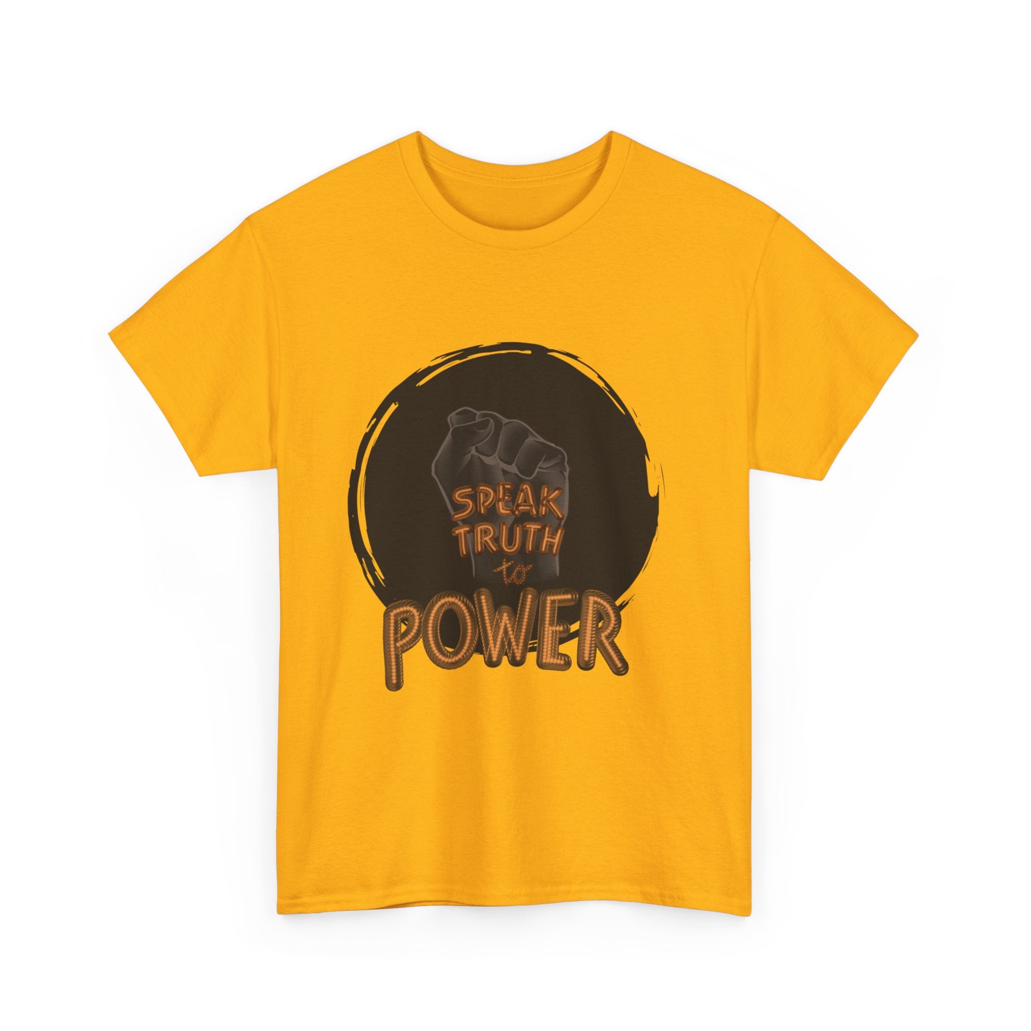 SPEAK TRUTH TO POWER Unisex Heavy Cotton Tee