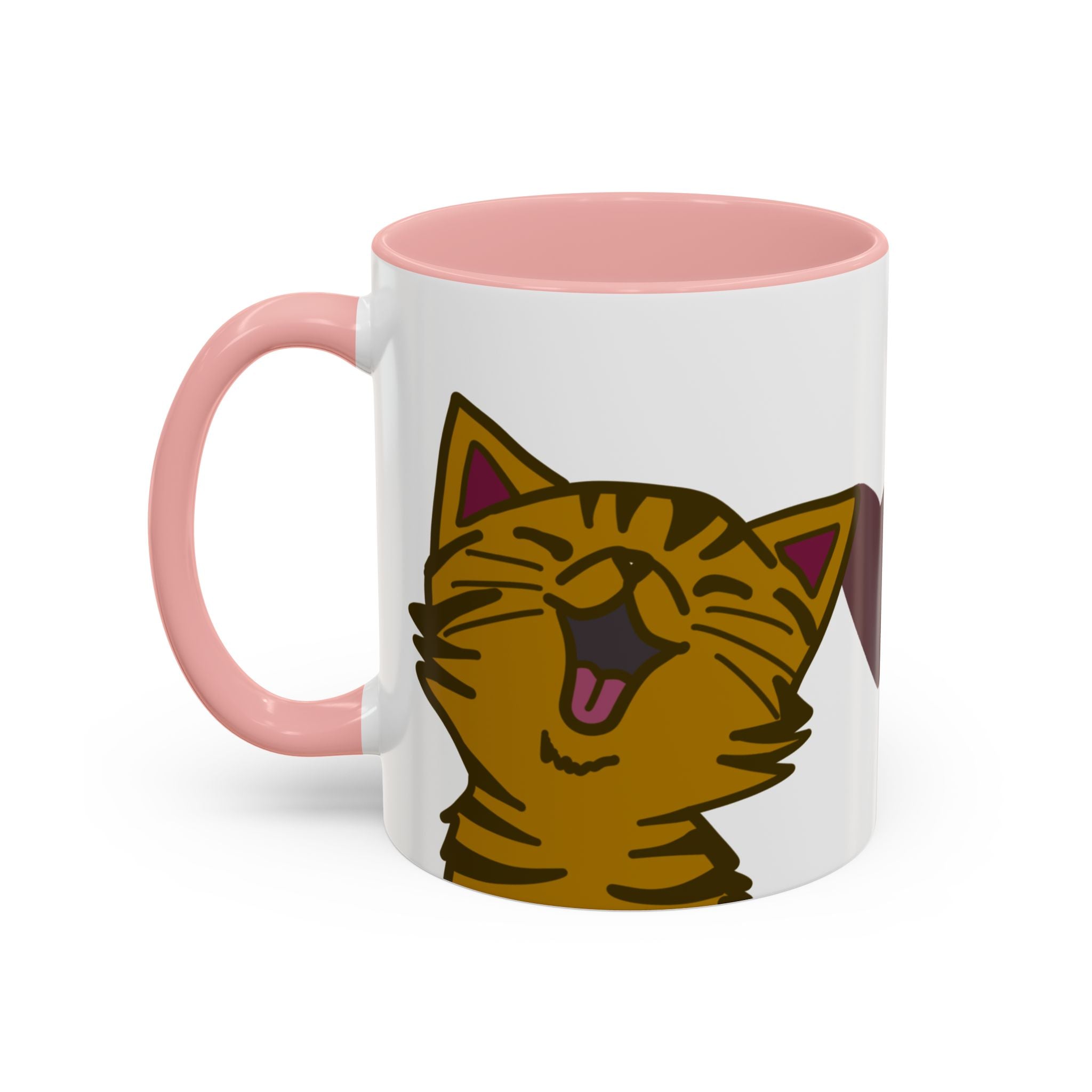 BEST CAT DAD EVER Accent Coffee Mug (11 oz)