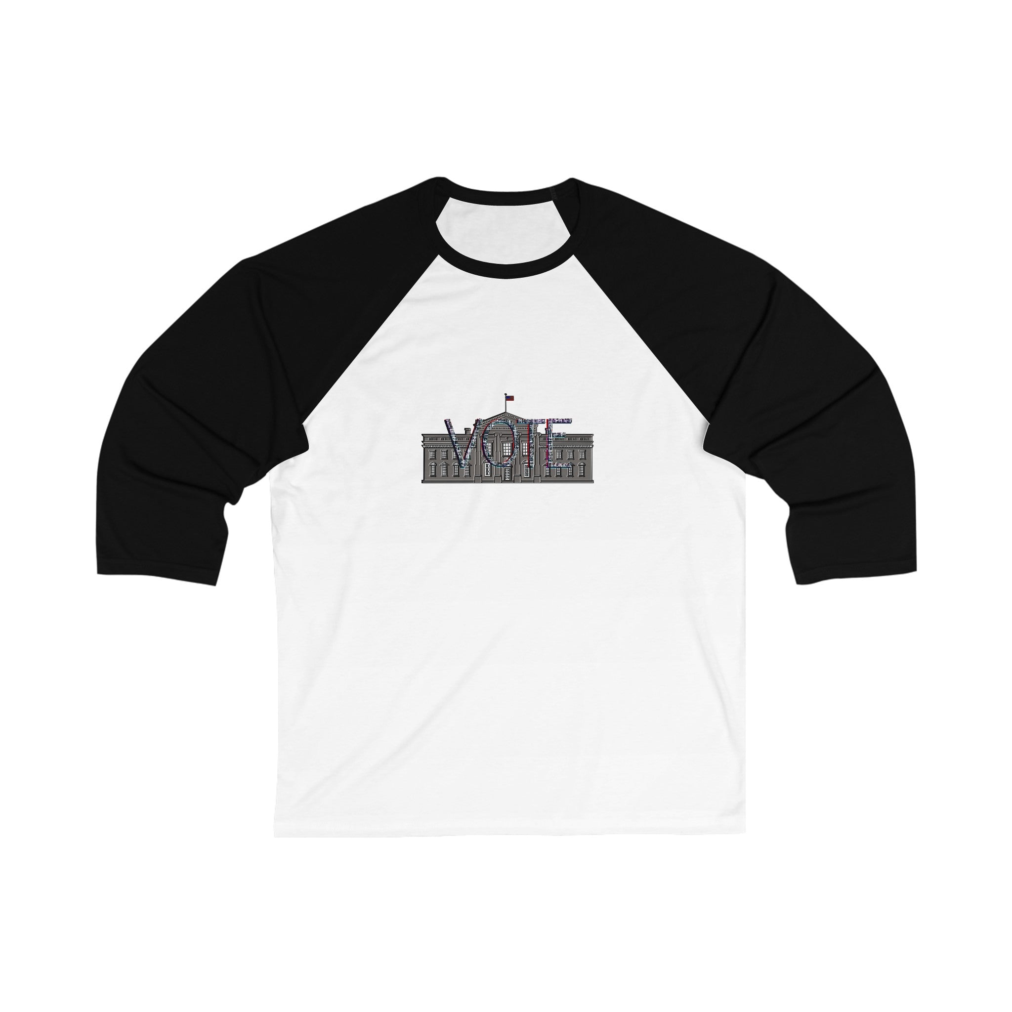 VOTE 3\4 Sleeve Baseball Tee