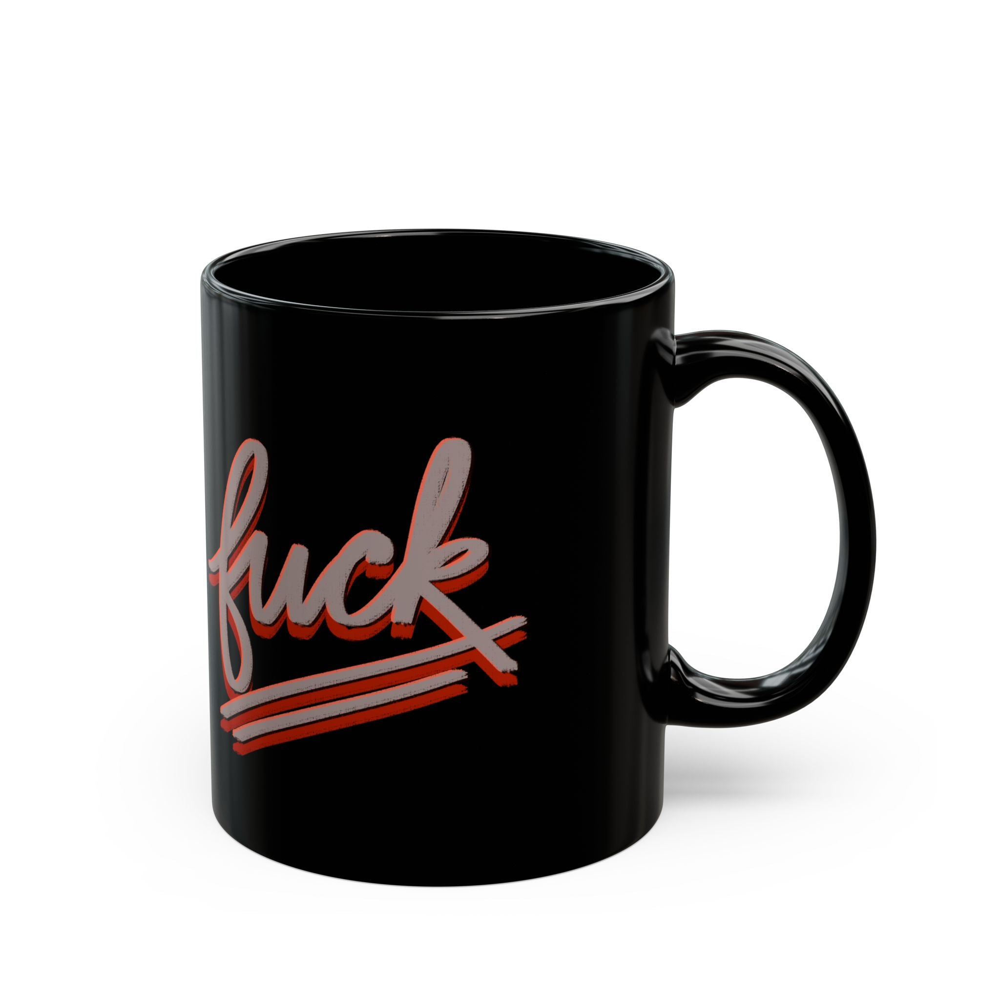 FUCK Black Mug (11oz)