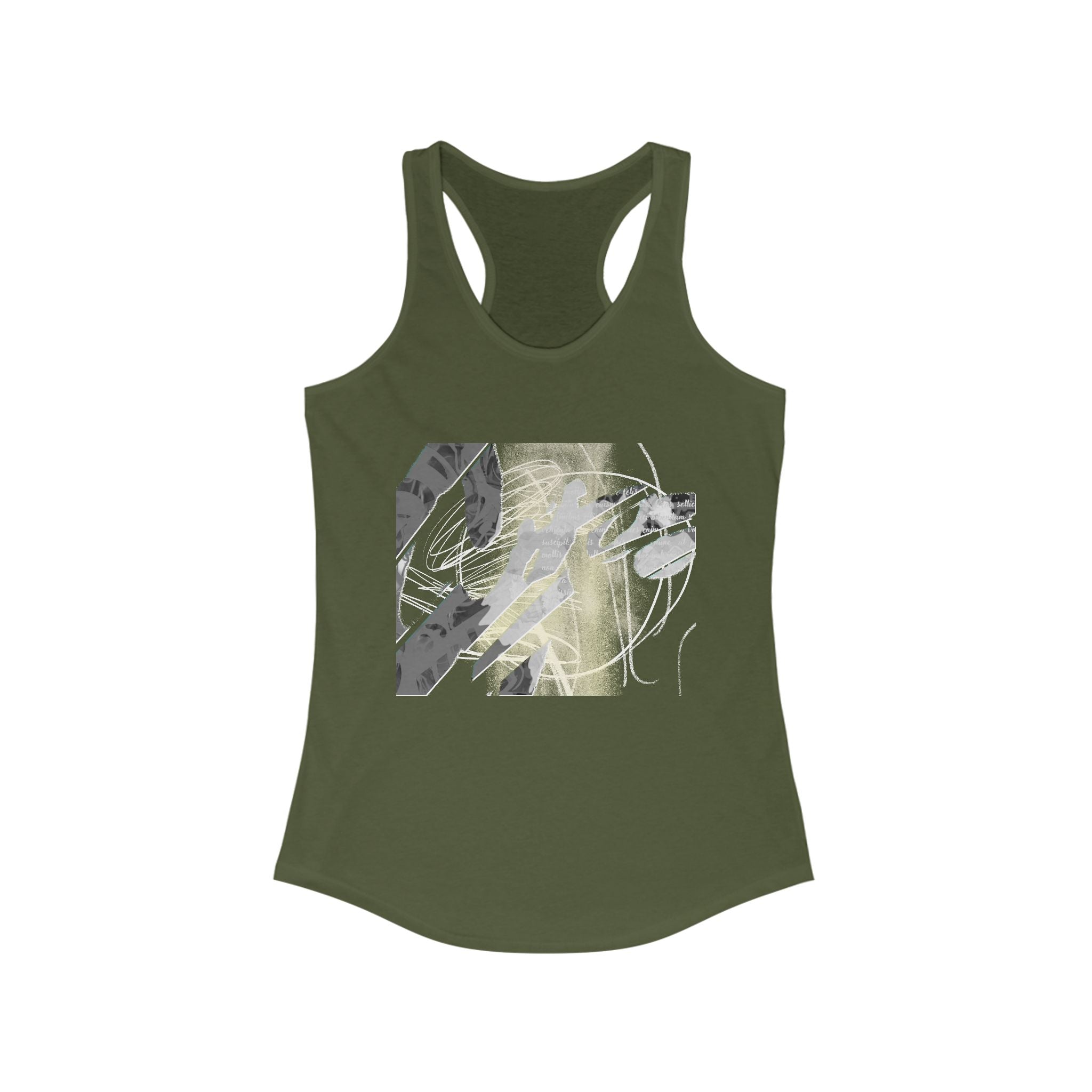 Stylish Women's Racerback Tank Top, Perfect for Workout, Casual Wear, Summer Days, Vacation, Gift Idea