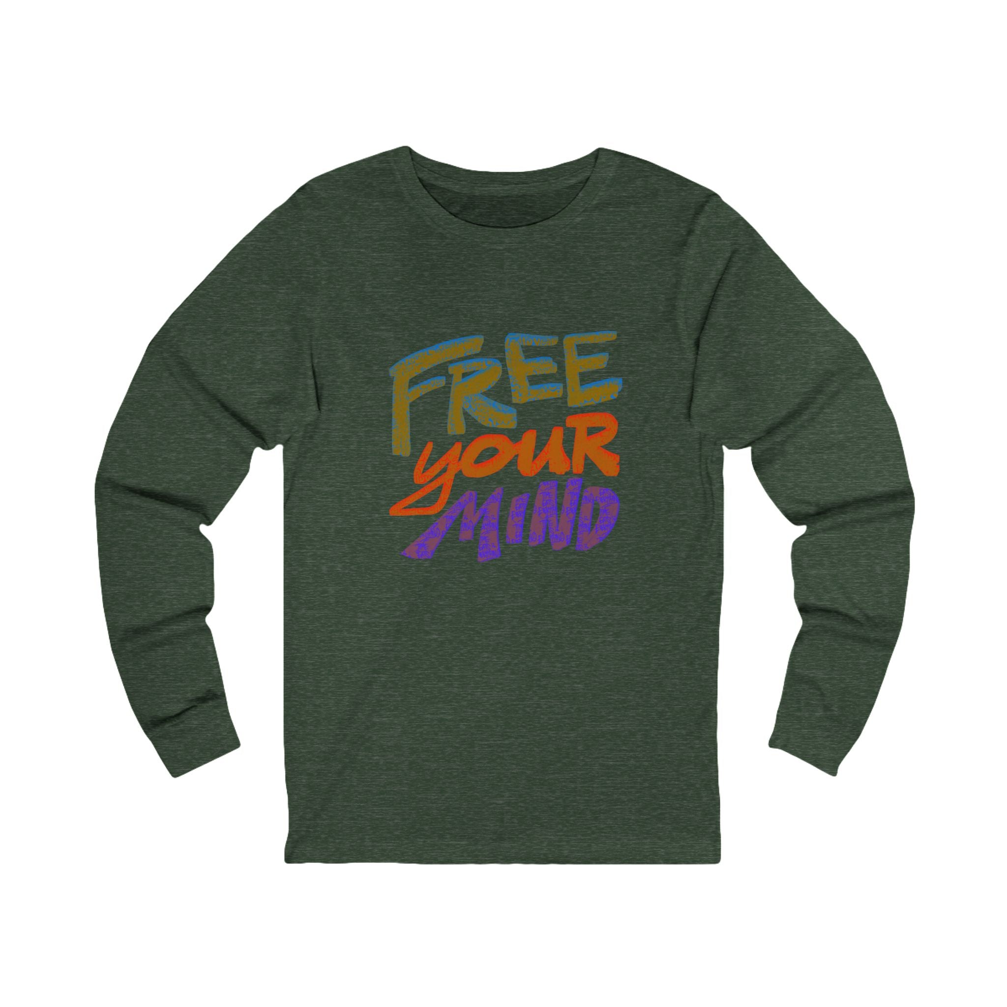 FREE YOUR MIND Unisex Jersey Long Sleeve Tee