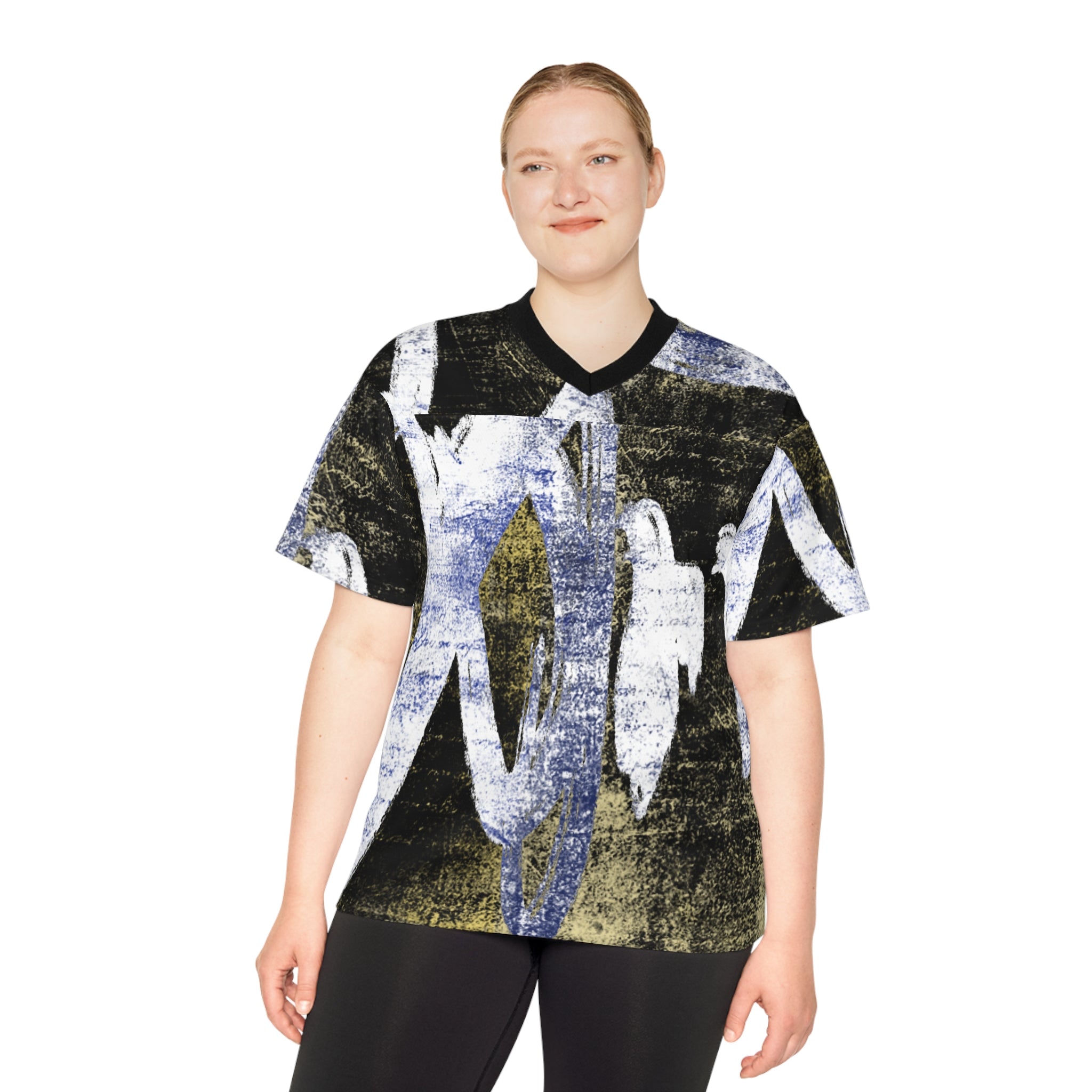 Artistic Football Jersey - Bold Abstract Design