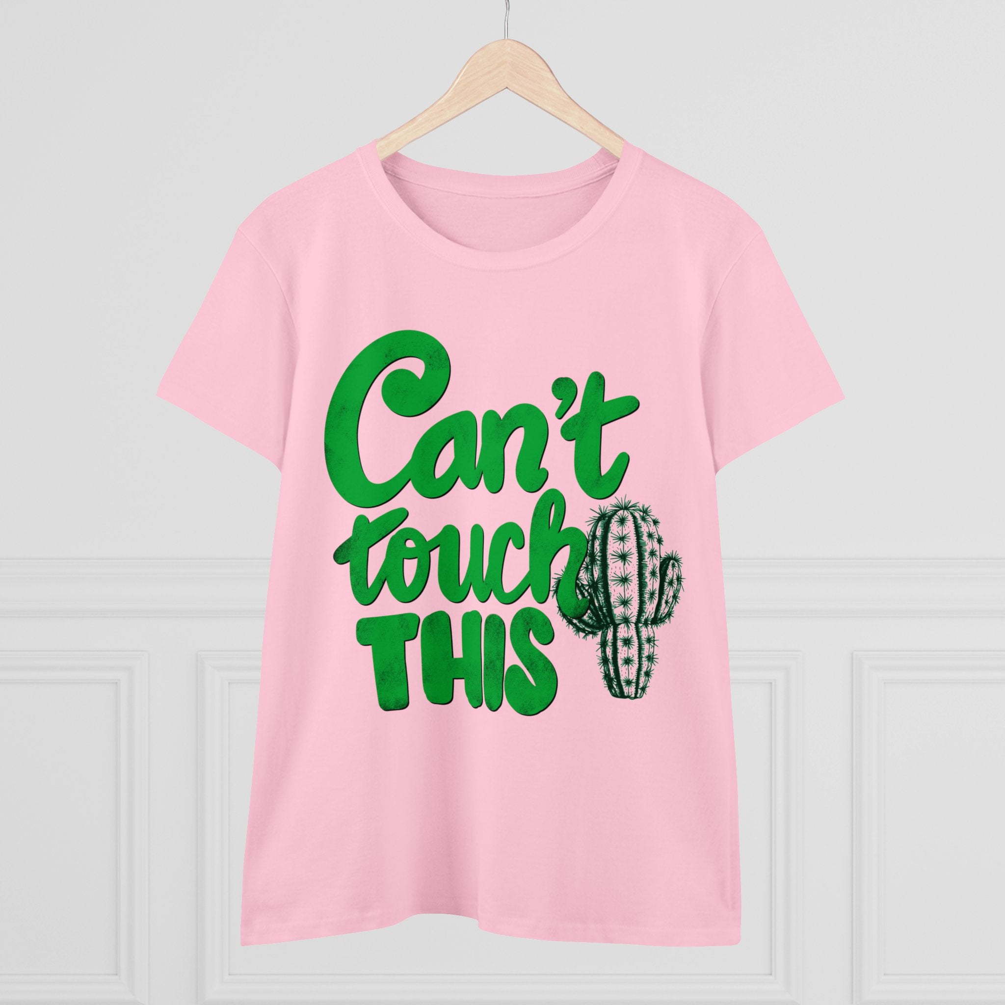 CAN’T TOUCH THIS PUNNY Women's Midweight Cotton Tee