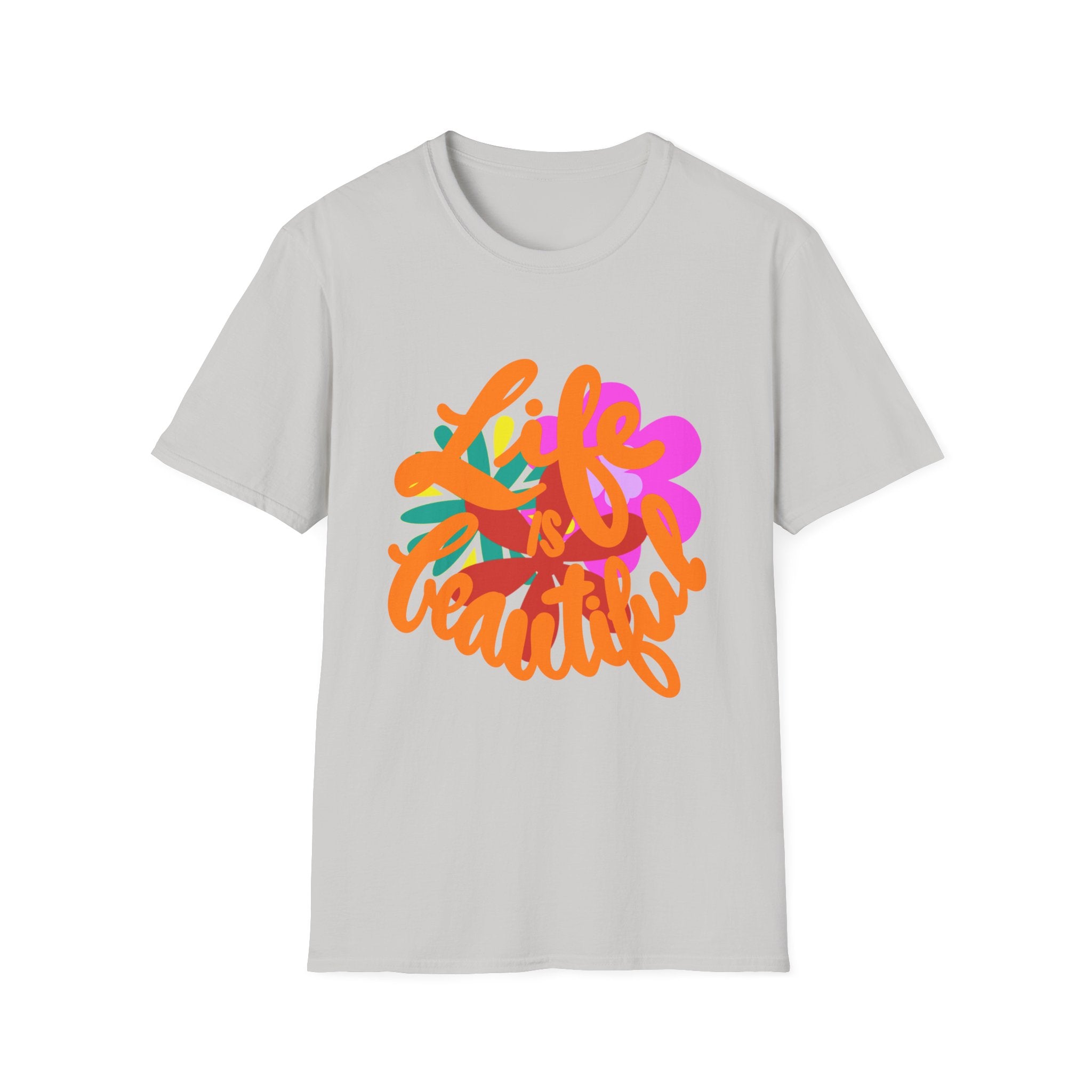 'Life is Beautiful' Unisex Softstyle T-Shirt - Perfect for Everyday Inspiration