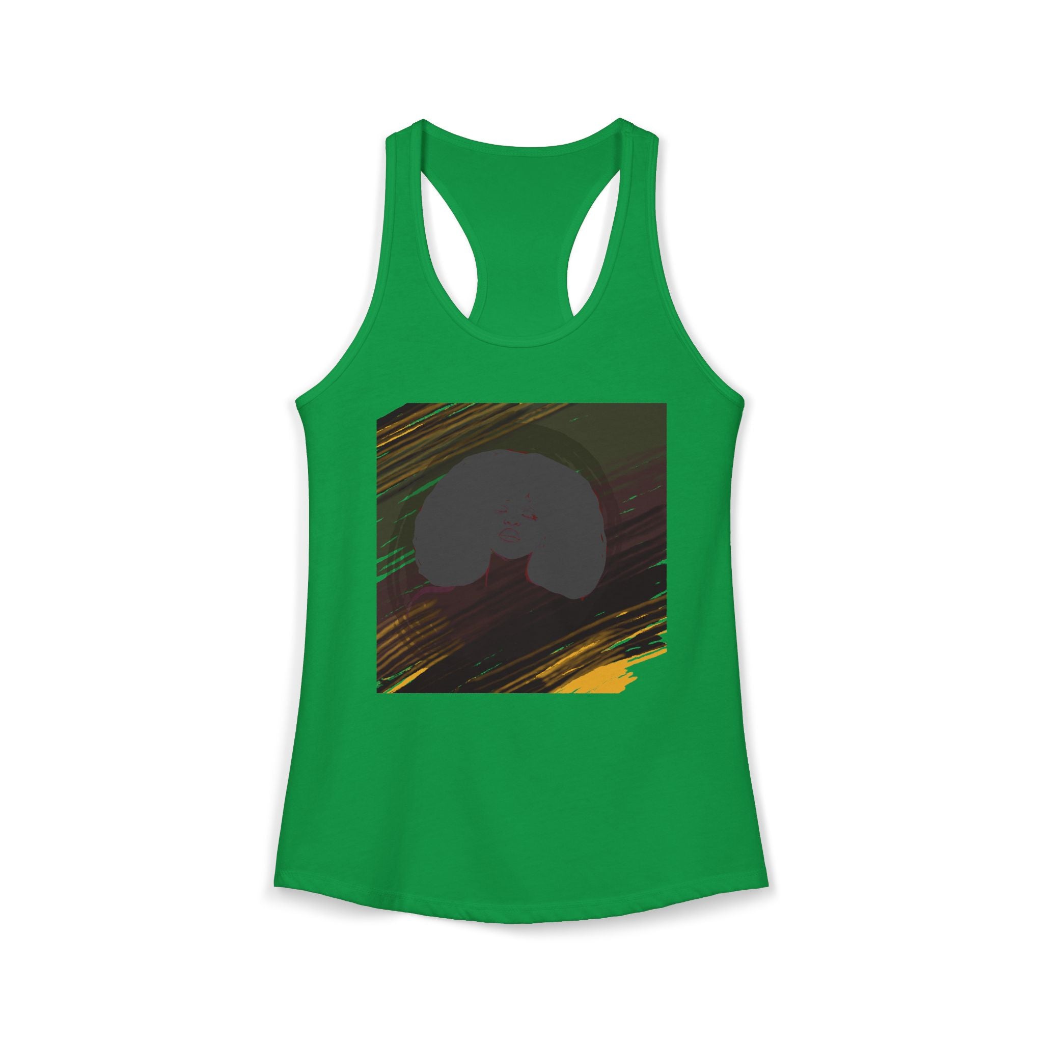 Strong Black Woman Racerback Tank — Empowerment Fitness Top