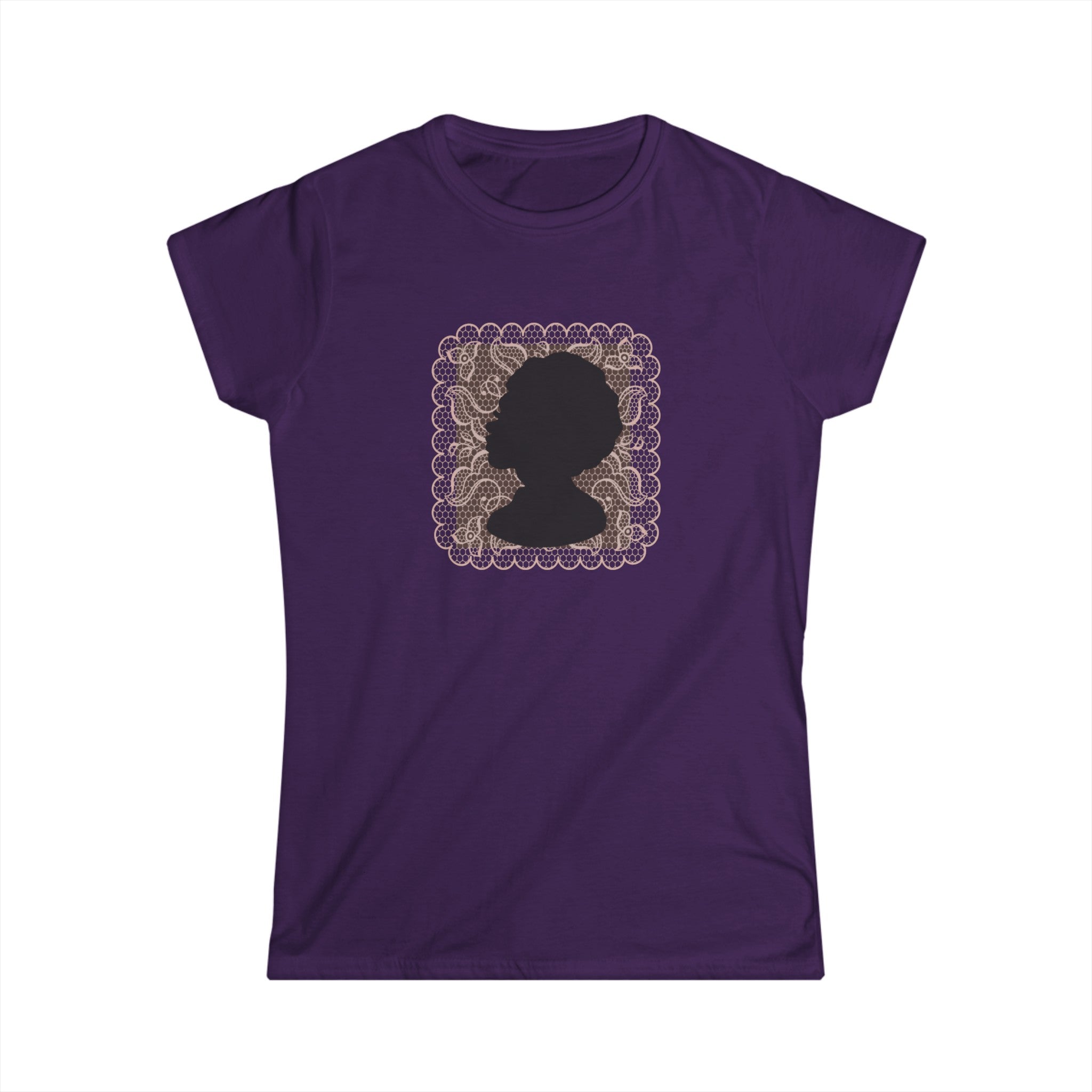 LOVELY LACY SILHOUETTE Women's Softstyle Tee