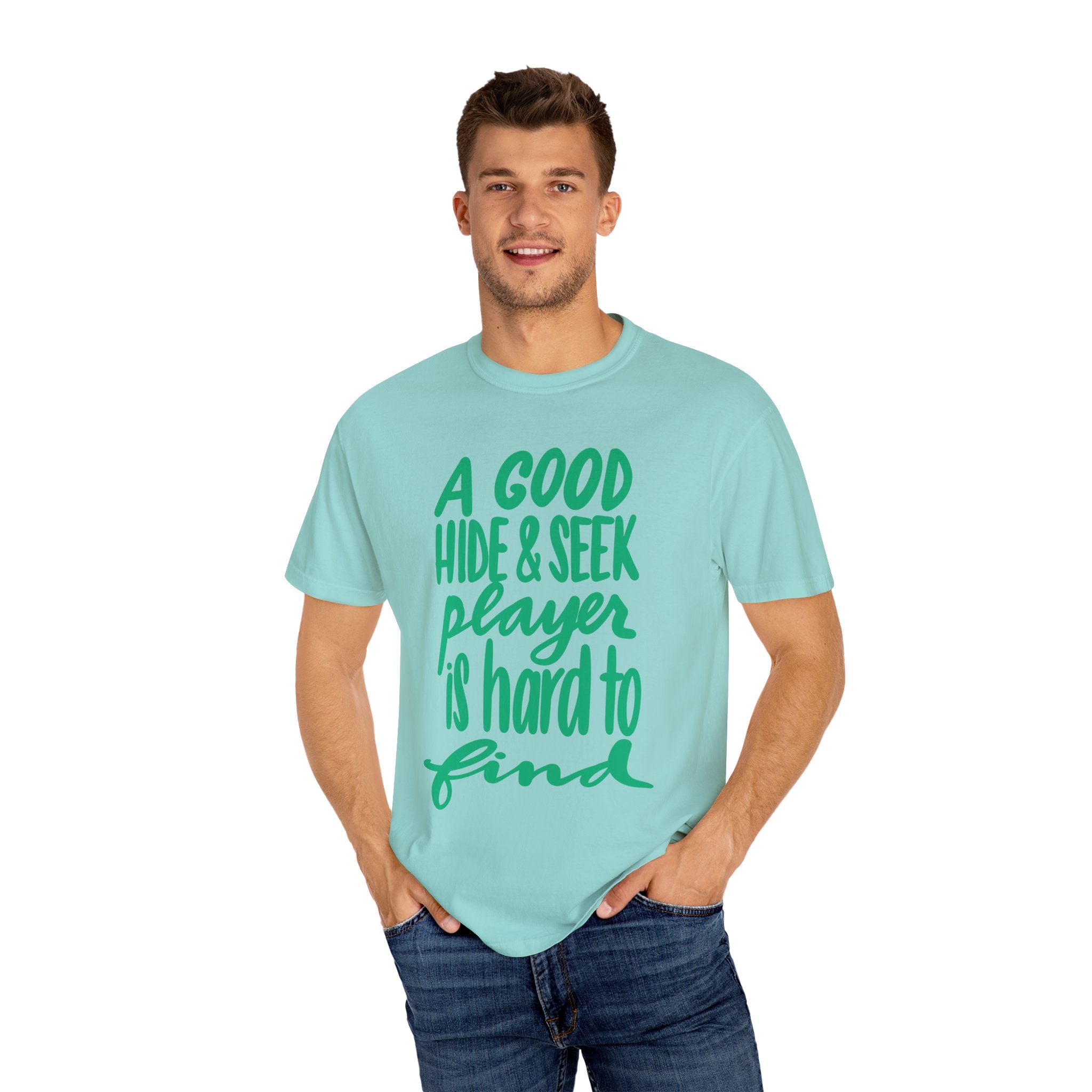 Funny Hide & Seek Player T-Shirt - Unisex Garment-Dyed Tee