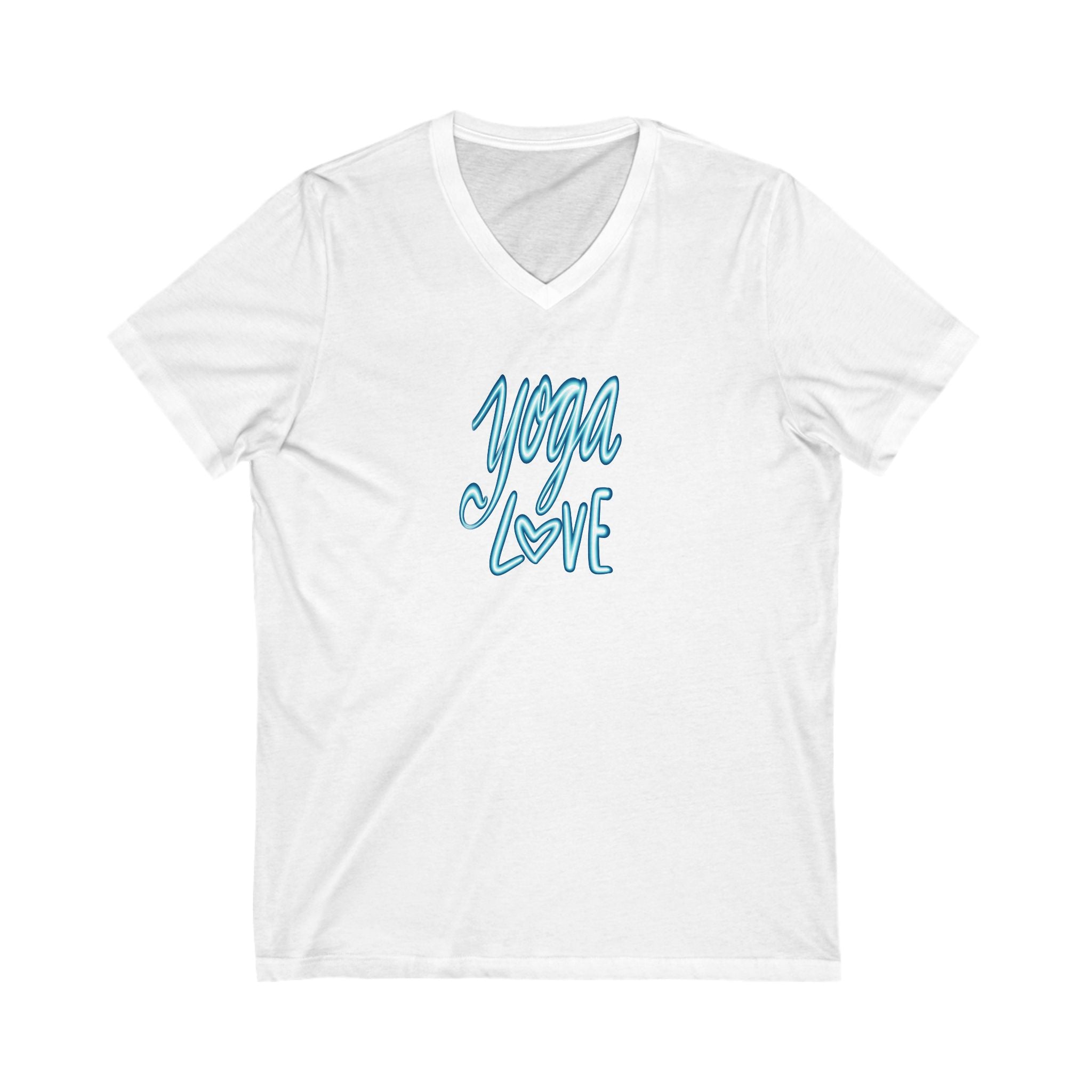Yoga Love V-Neck Tee - Perfect for Yoga Enthusiasts