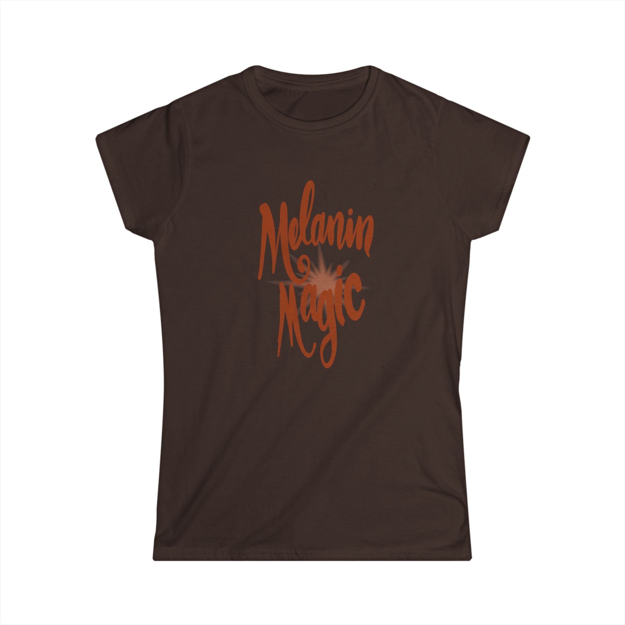 Melanin Magic Women's Softstyle Tee - Comfortable and Stylish Shirt for Empowerment