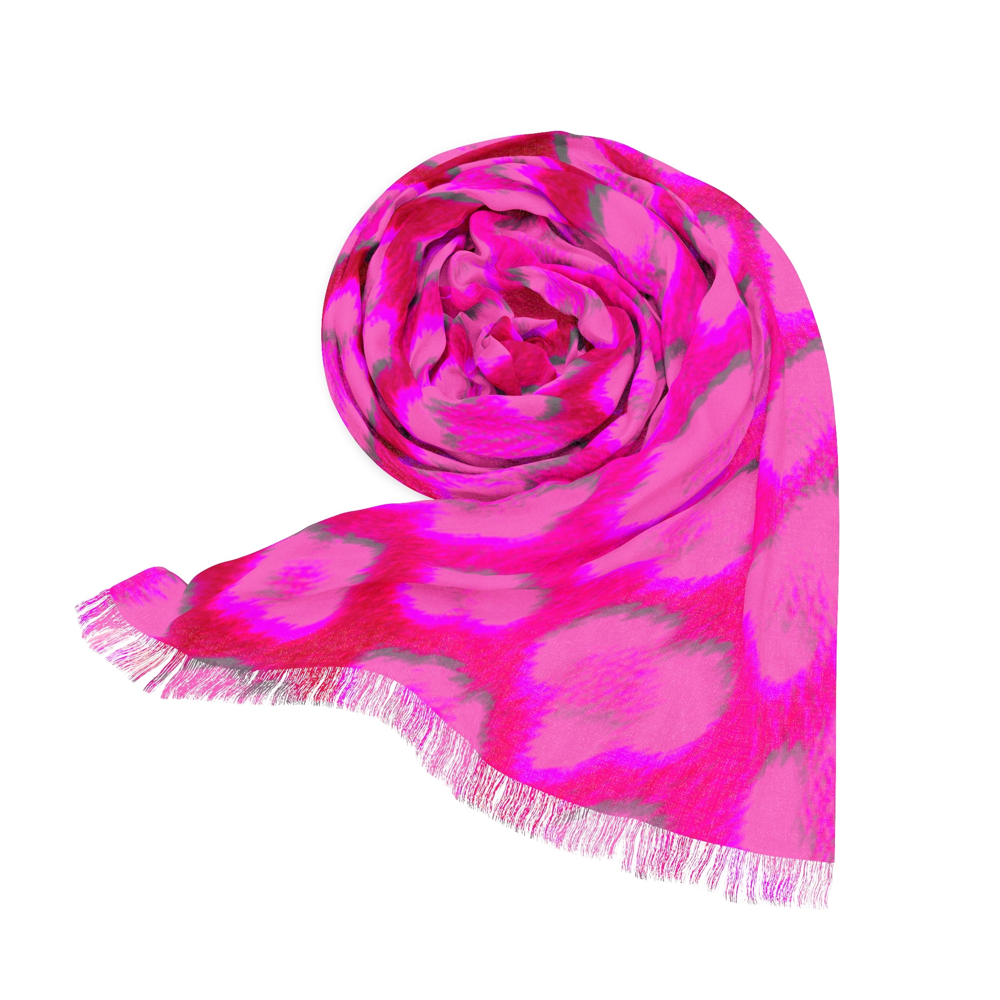 Pink and POPPING Light Scarf