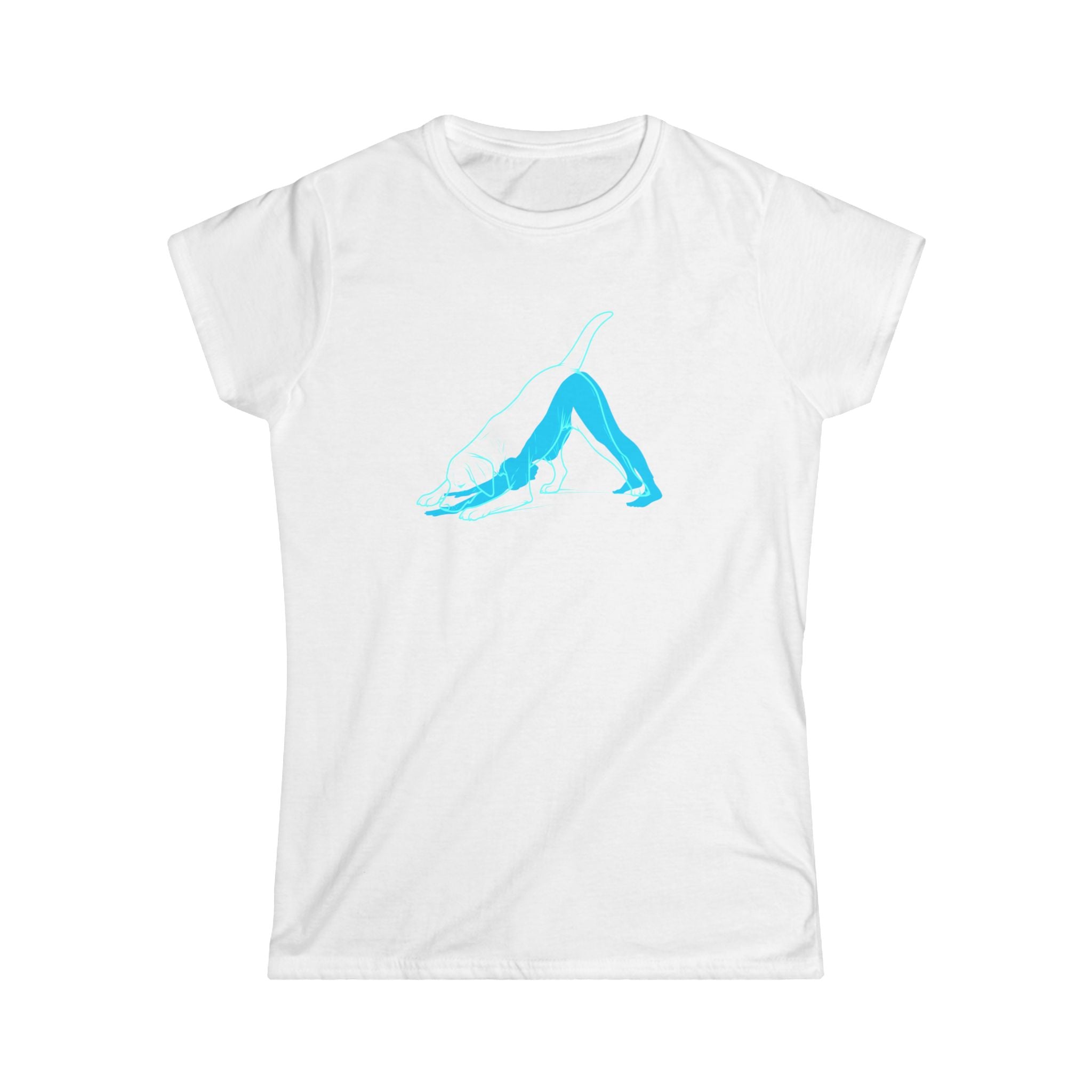 Downward Facing Dog Women's Softstyle Tee