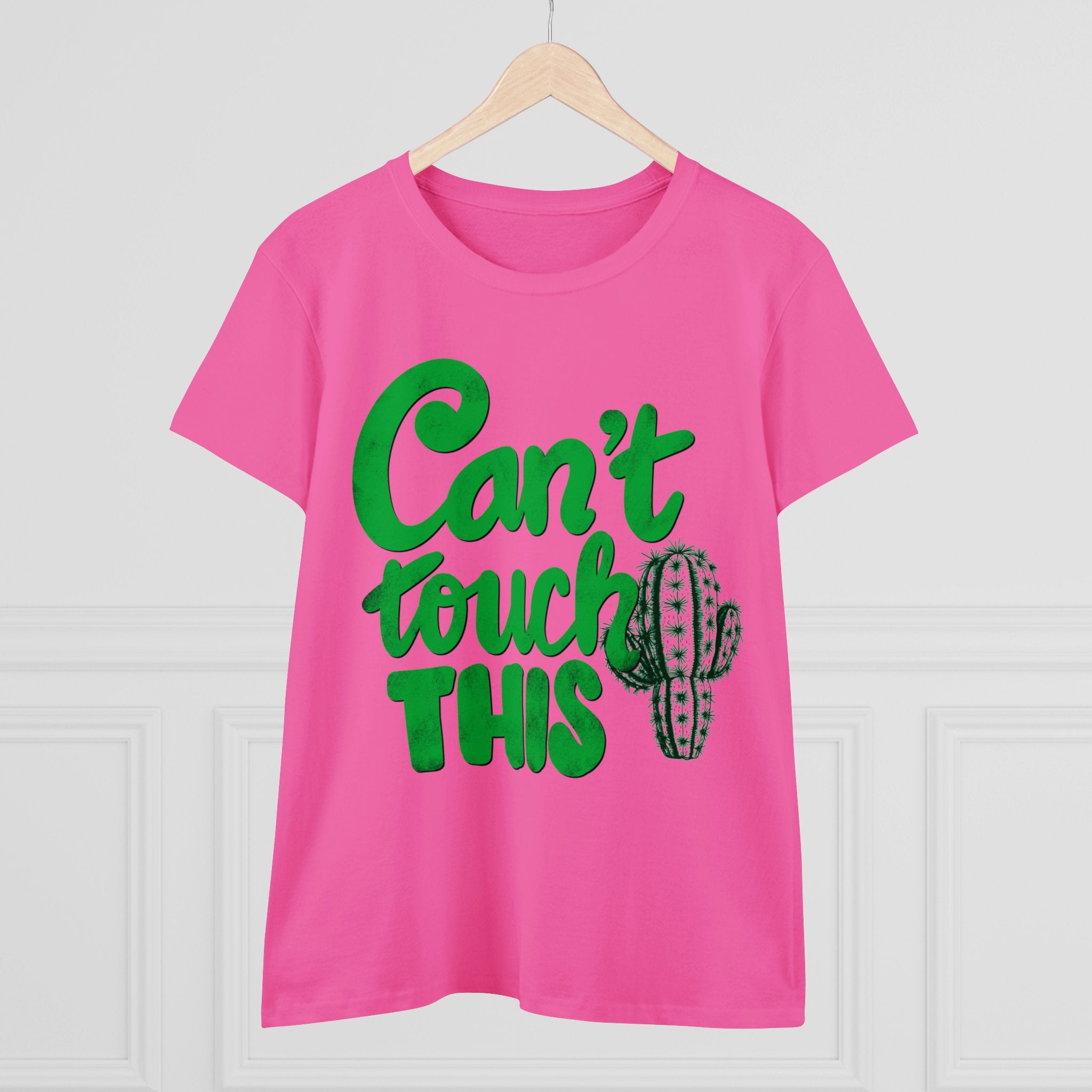 CAN’T TOUCH THIS PUNNY Women's Midweight Cotton Tee