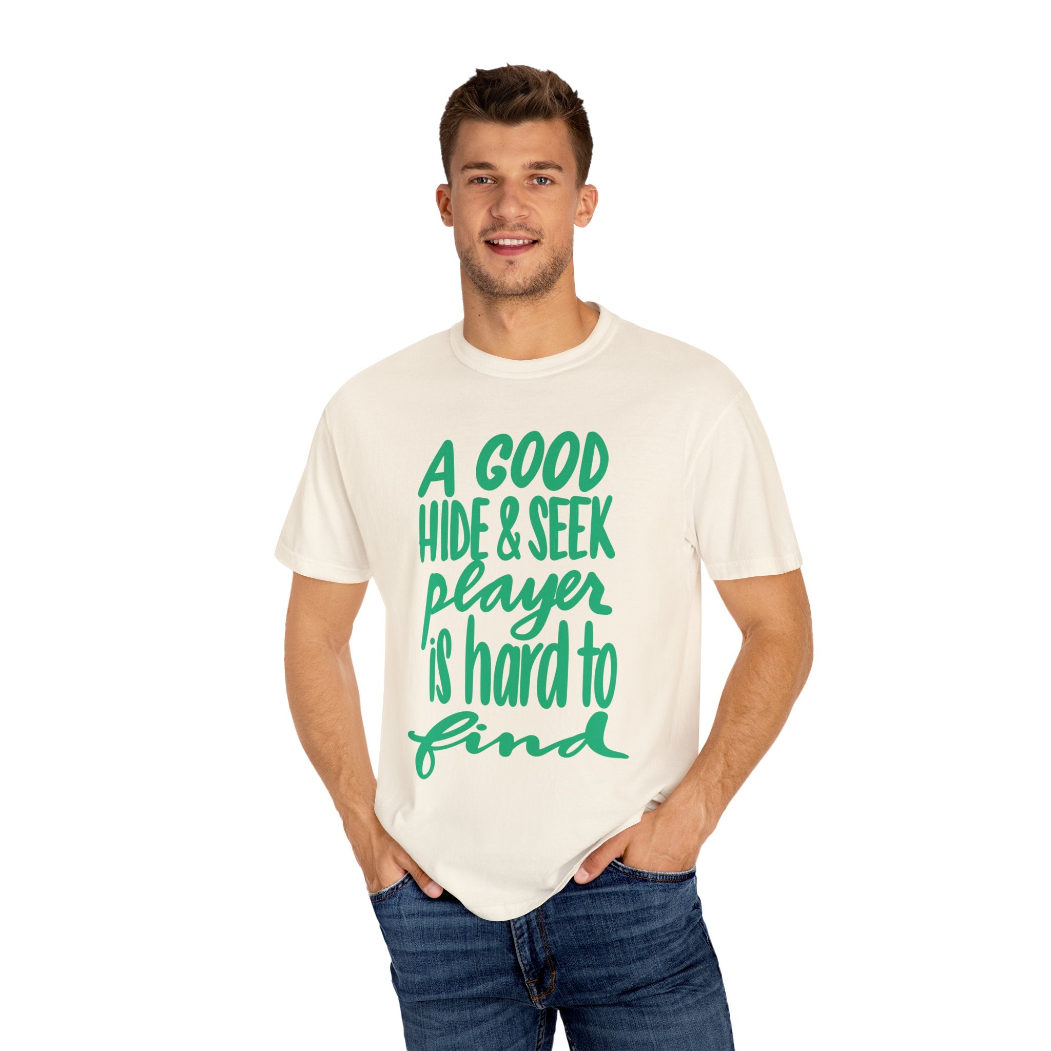 Funny Hide & Seek Player T-Shirt - Unisex Garment-Dyed Tee