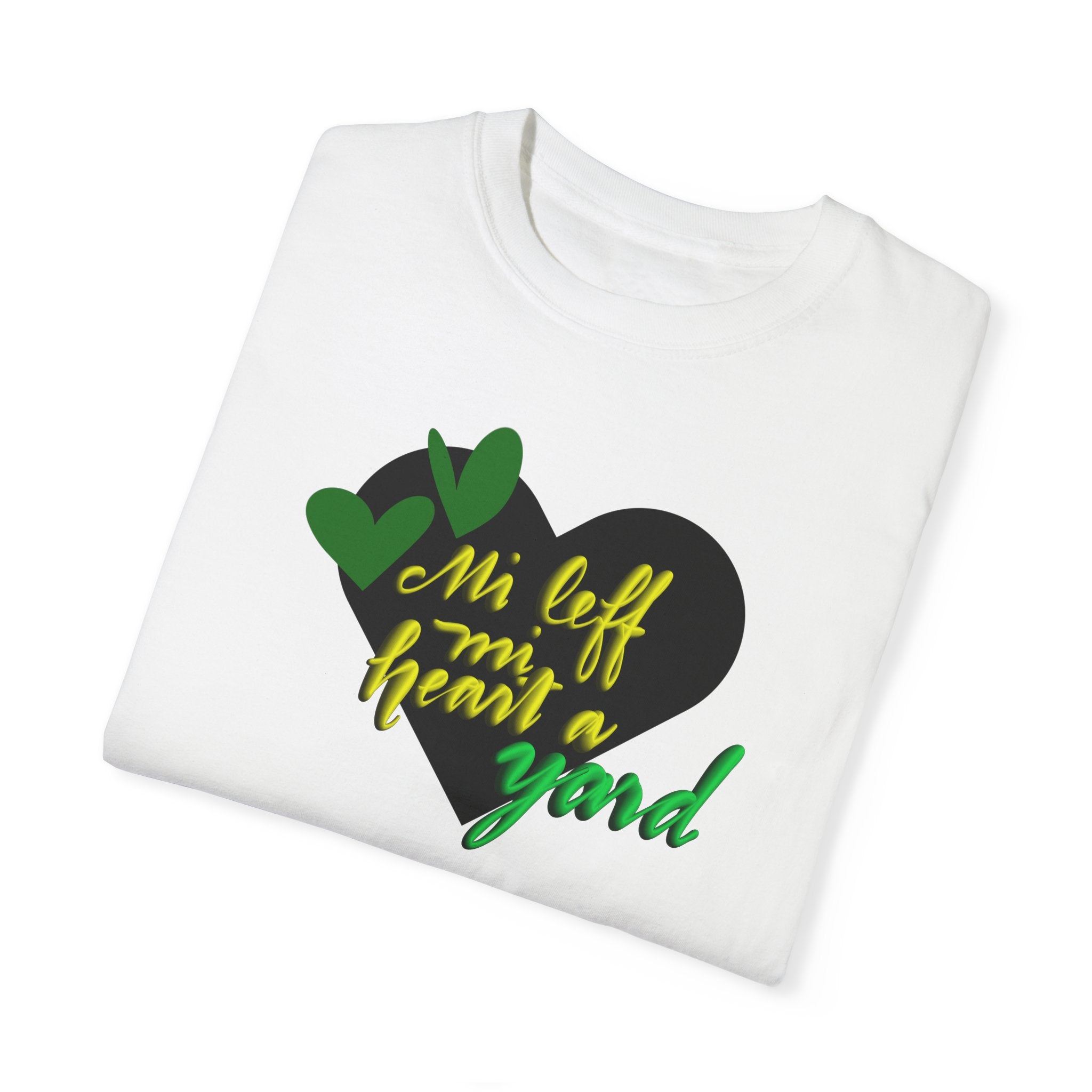 JAMAICA HEART Unisex Garment-Dyed T-shirt