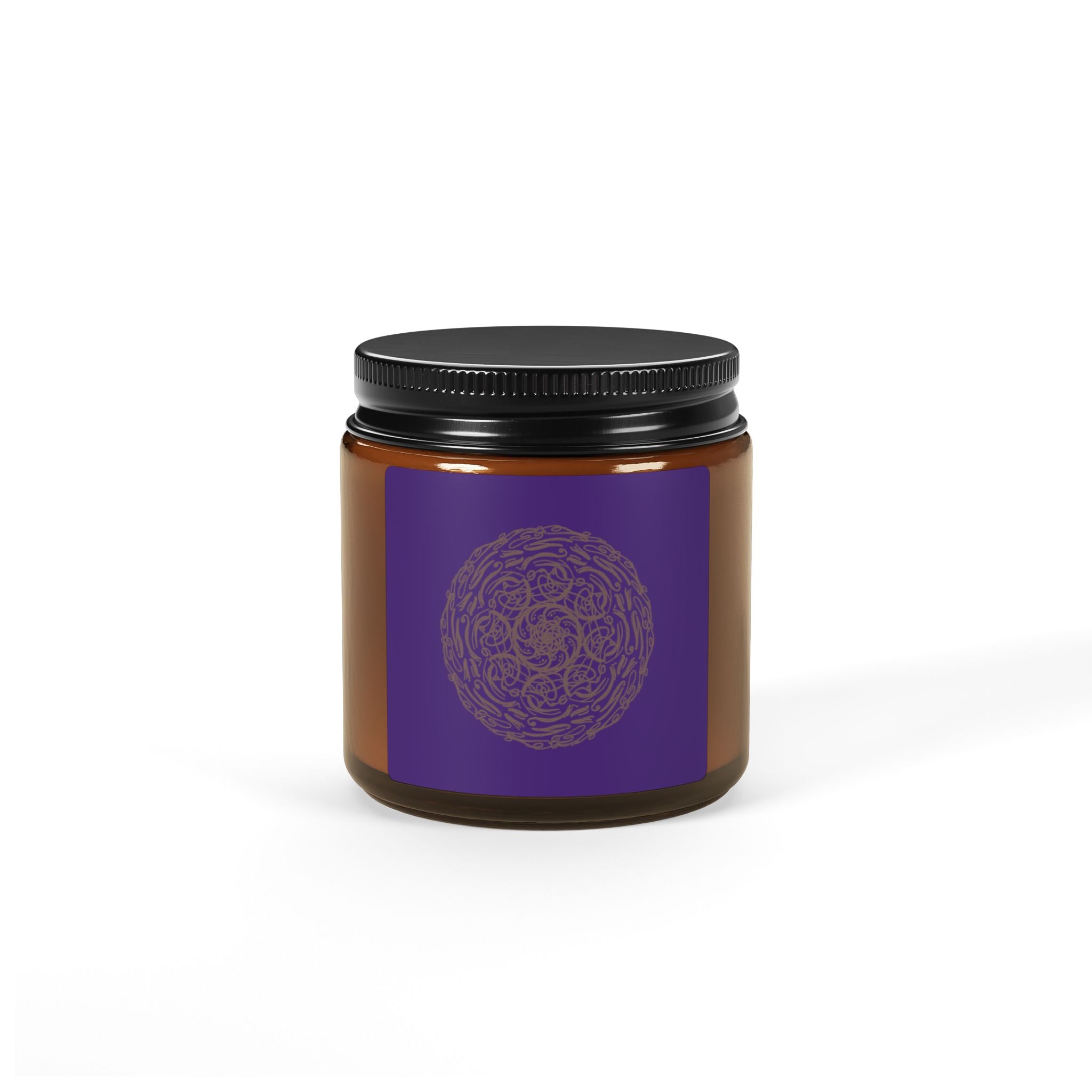 Relaxing Scented Soy Candle - Eco-Friendly Amber Jar, Aromatherapy Gift for Home, Meditation, Spa, Birthday, Housewarming