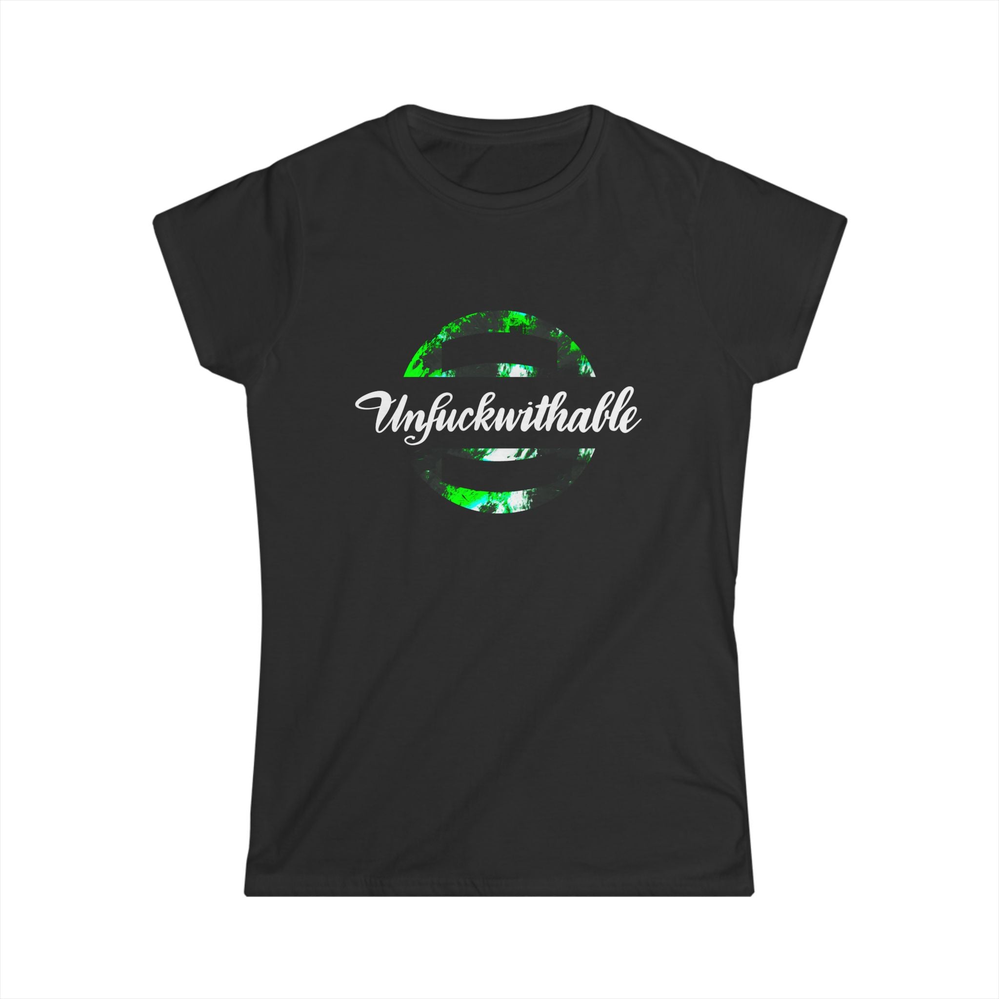 Unfuckwithable Women's Softstyle Tee - Empowering Graphic Tee for Confident Women
