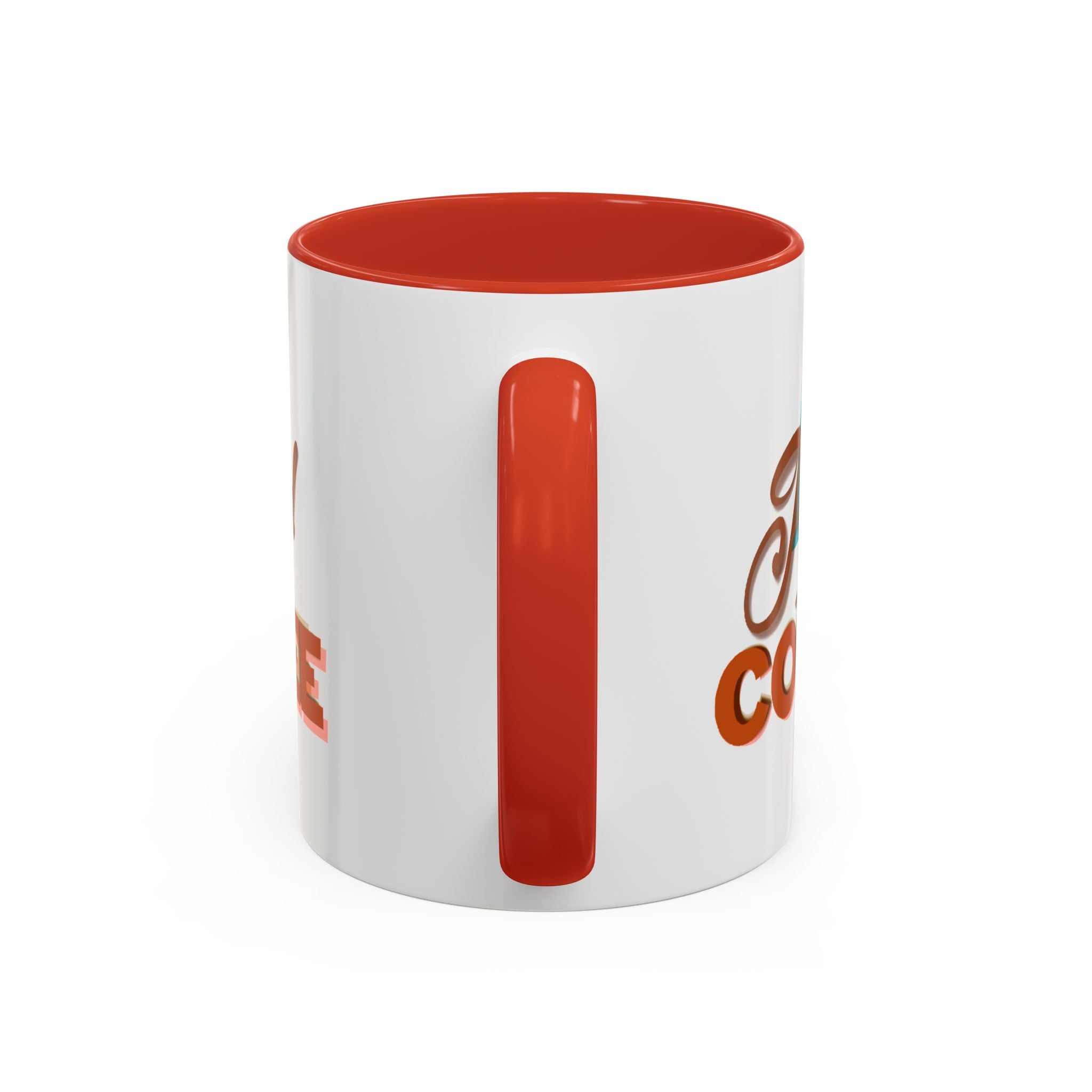 POWERED BY COFFEE Accent Coffee Mug (11 oz)