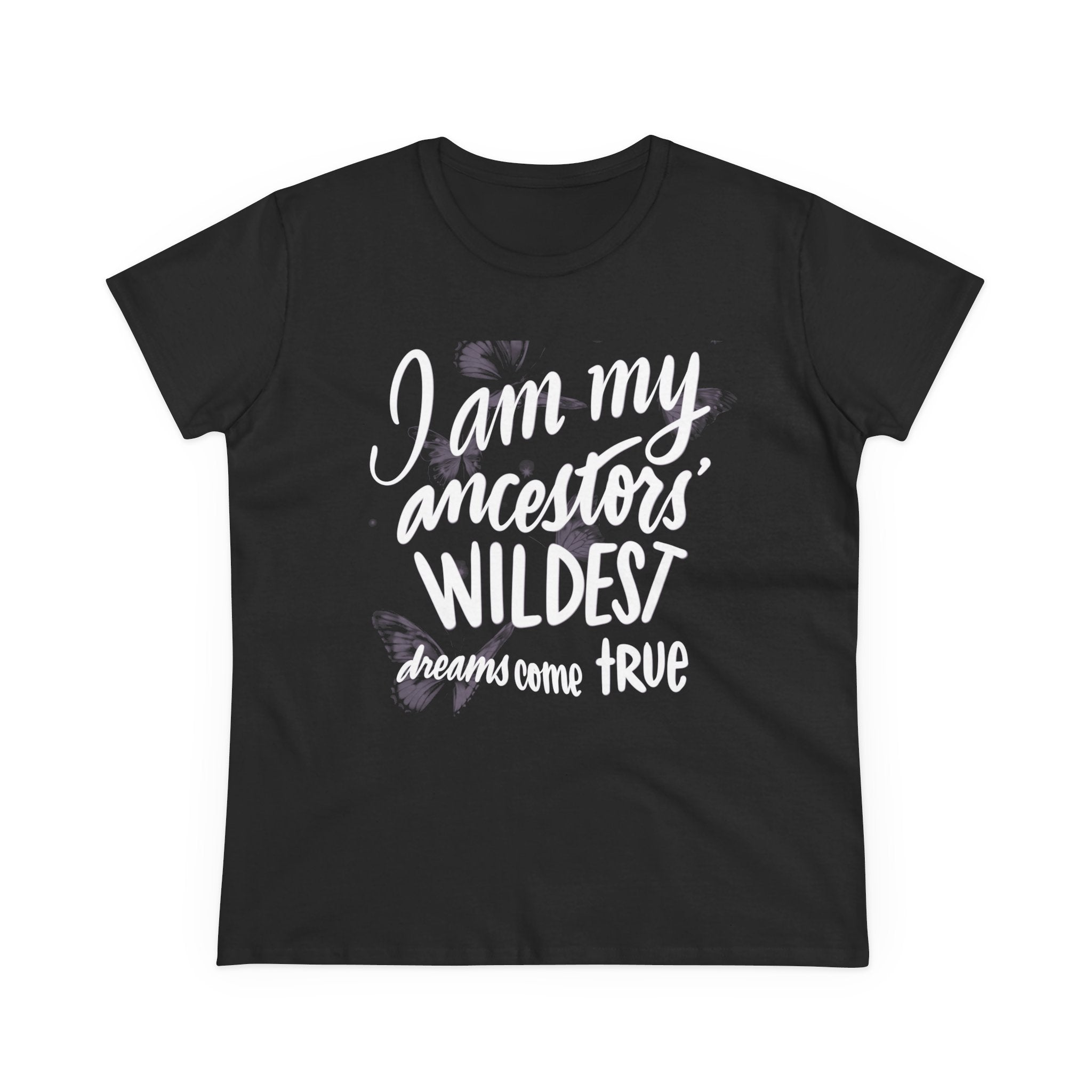 Empowering Women's Midweight Cotton Tee - Ancestors' Dreams Design